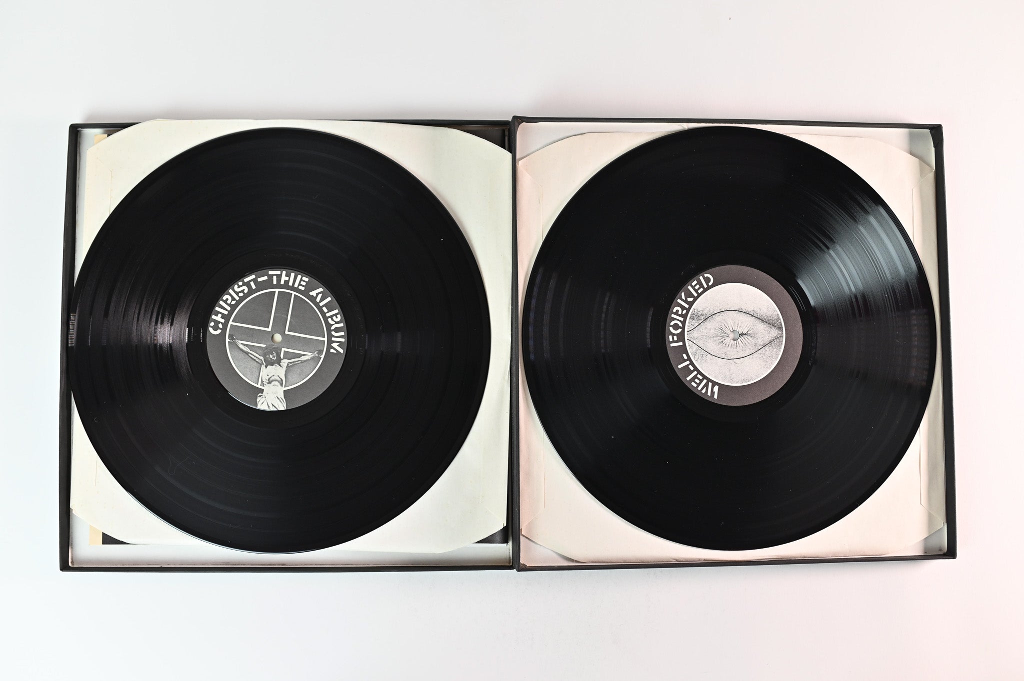 英2LP Crass Christ - The Album / Well Forked - But Not Dead BOLLOX2U2R Crass Records /00520 Crass - Christ - The Album / Well Forked - But Not Dead on Crass Recor