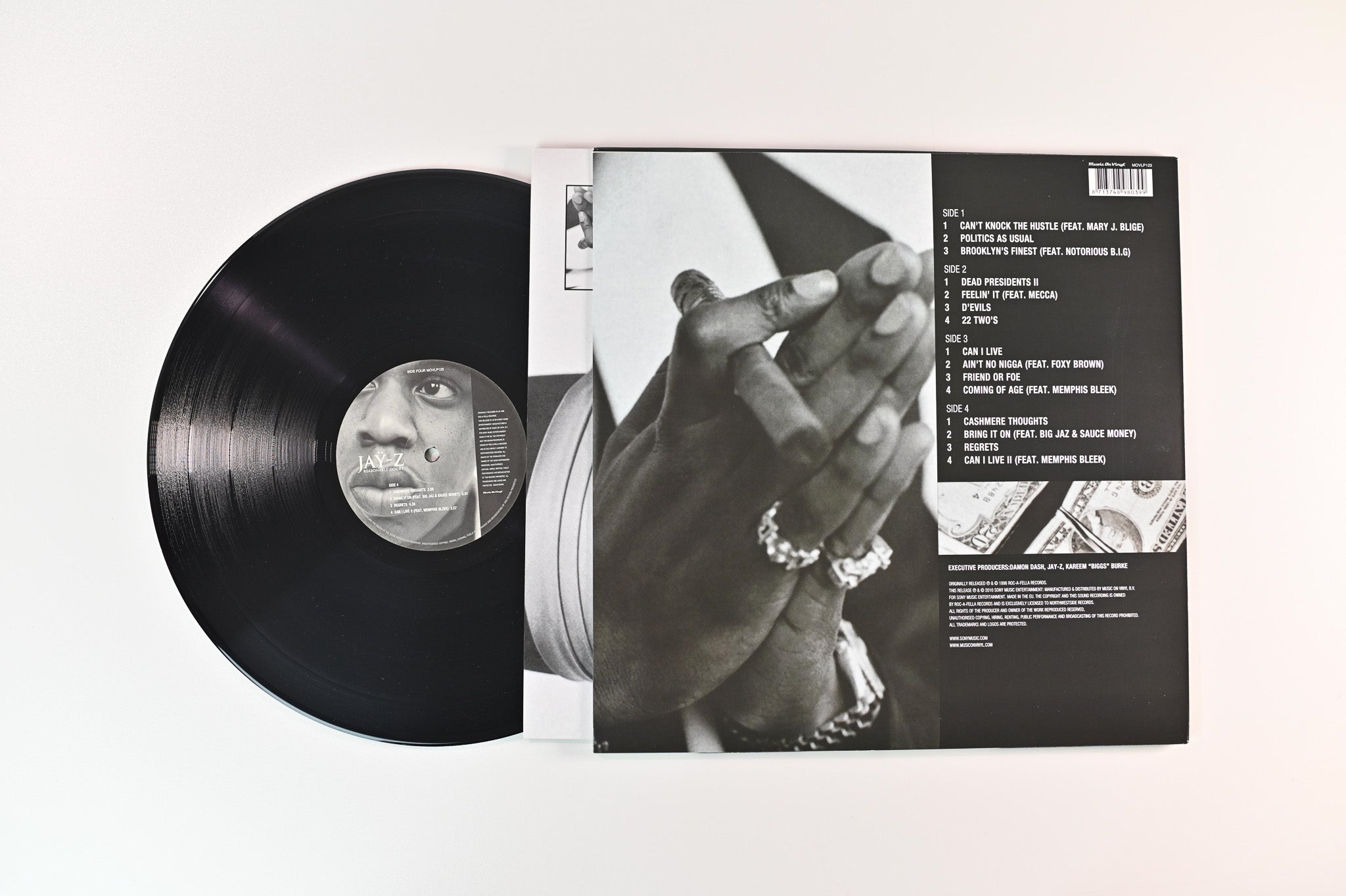 Jay-Z - Reasonable Doubt on Music on Vinyl Ltd 180 Gram Reissue
