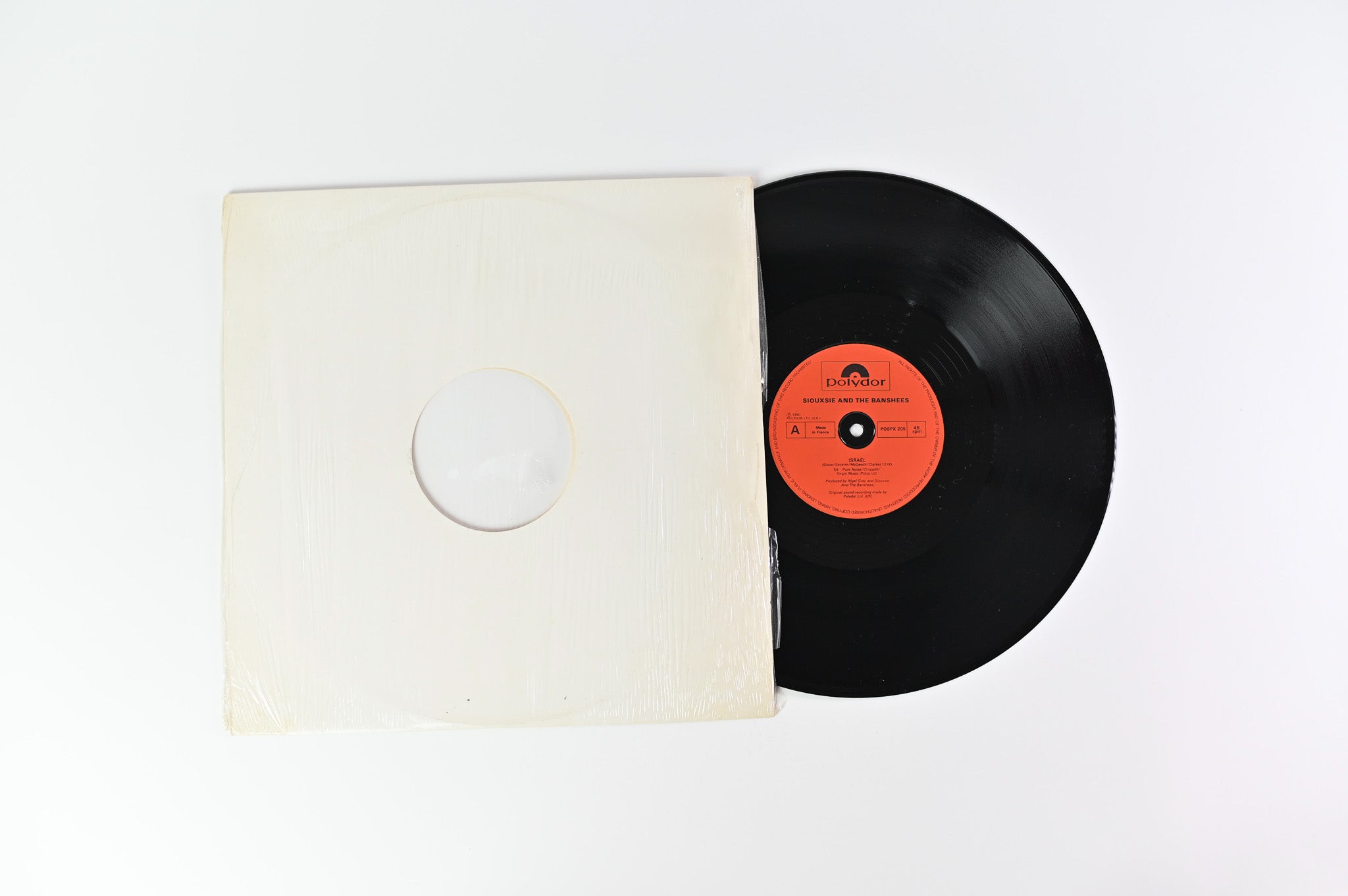 Siouxsie & The Banshees - Israel 12" on Polydor