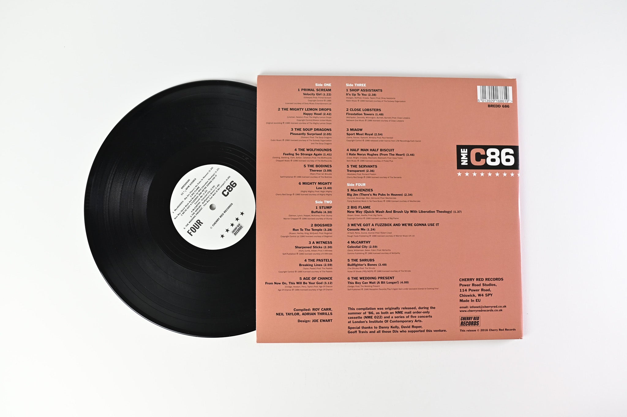 Various - C86 on Cherry Red Records RSD Limited Edition