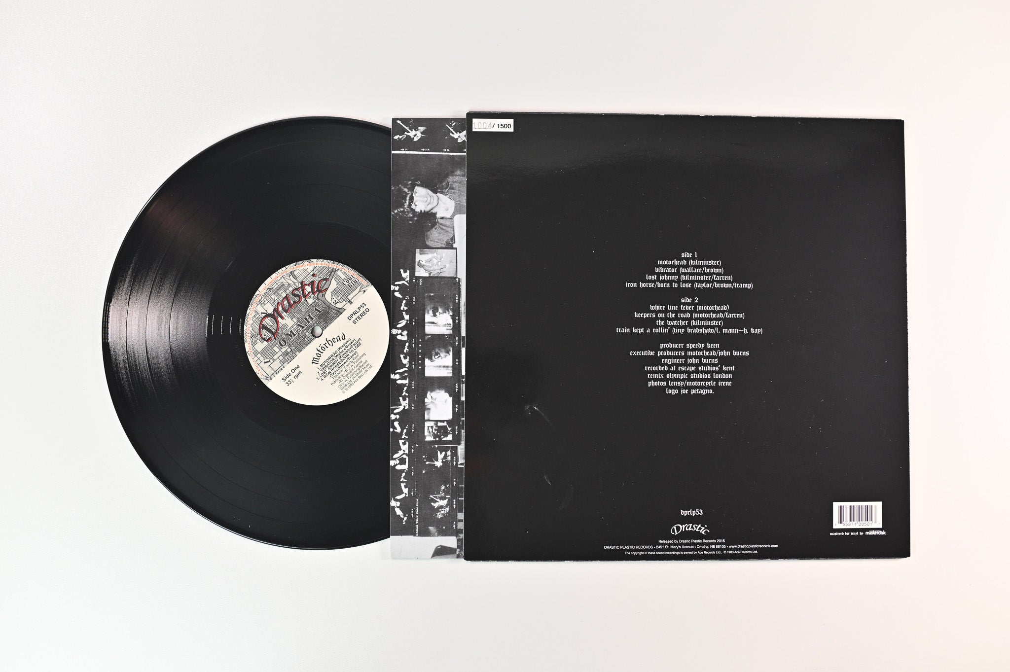 Motörhead - Motörhead on Drastic Plastic Ltd Numbered 200 Gram Reissue