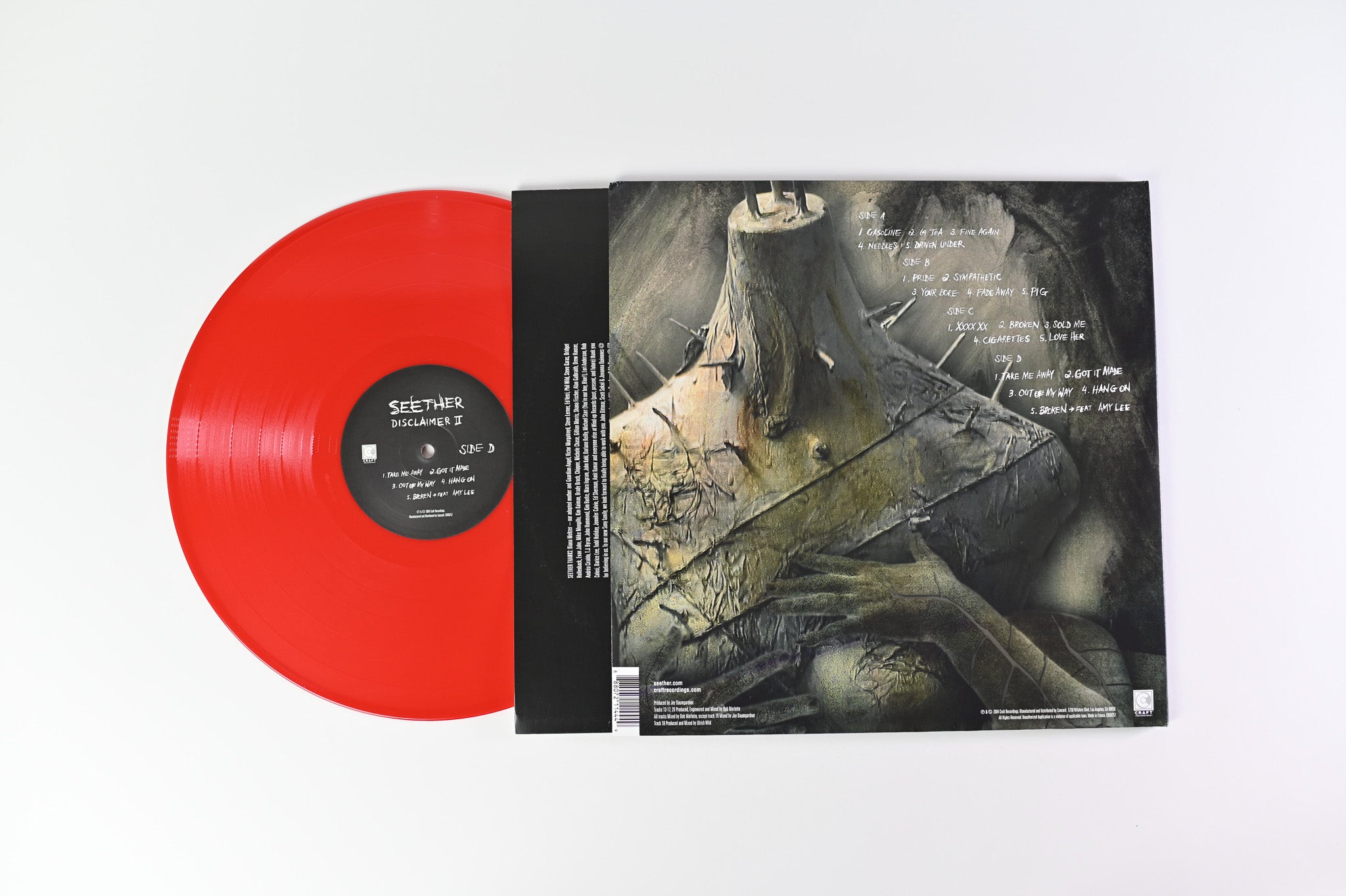 Seether - Disclaimer II on Craft Recordings Red Raspberry Opaque Vinyl