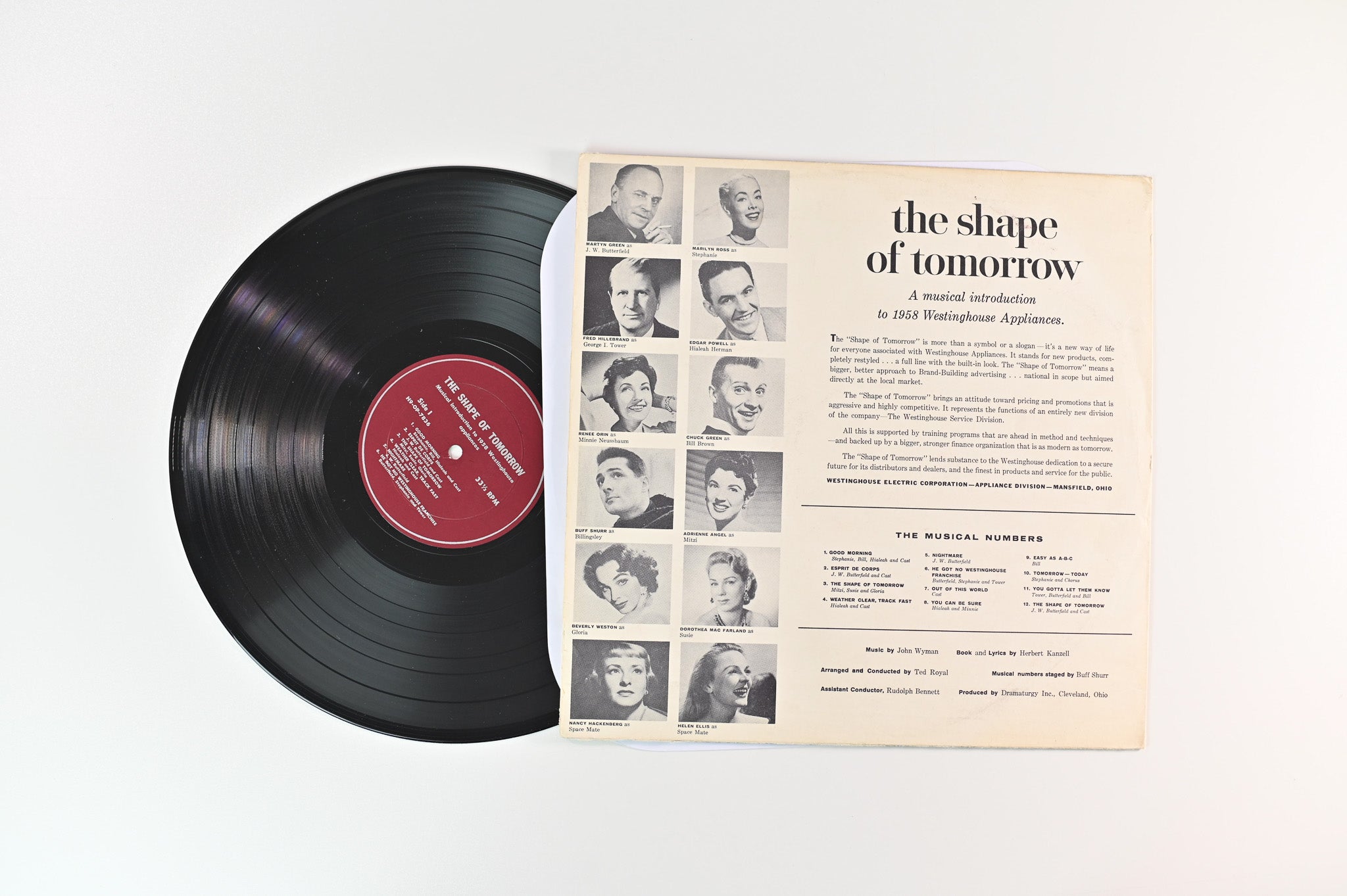 John Wyman / Herbert Kanzell - The Shape Of Tomorrow on Westinghouse Electric Corporation