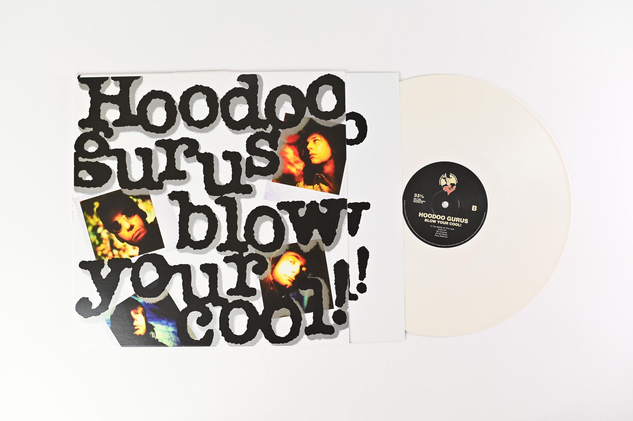 Hoodoo Gurus - Blow Your Cool! on Big Time White Vinyl Reissue