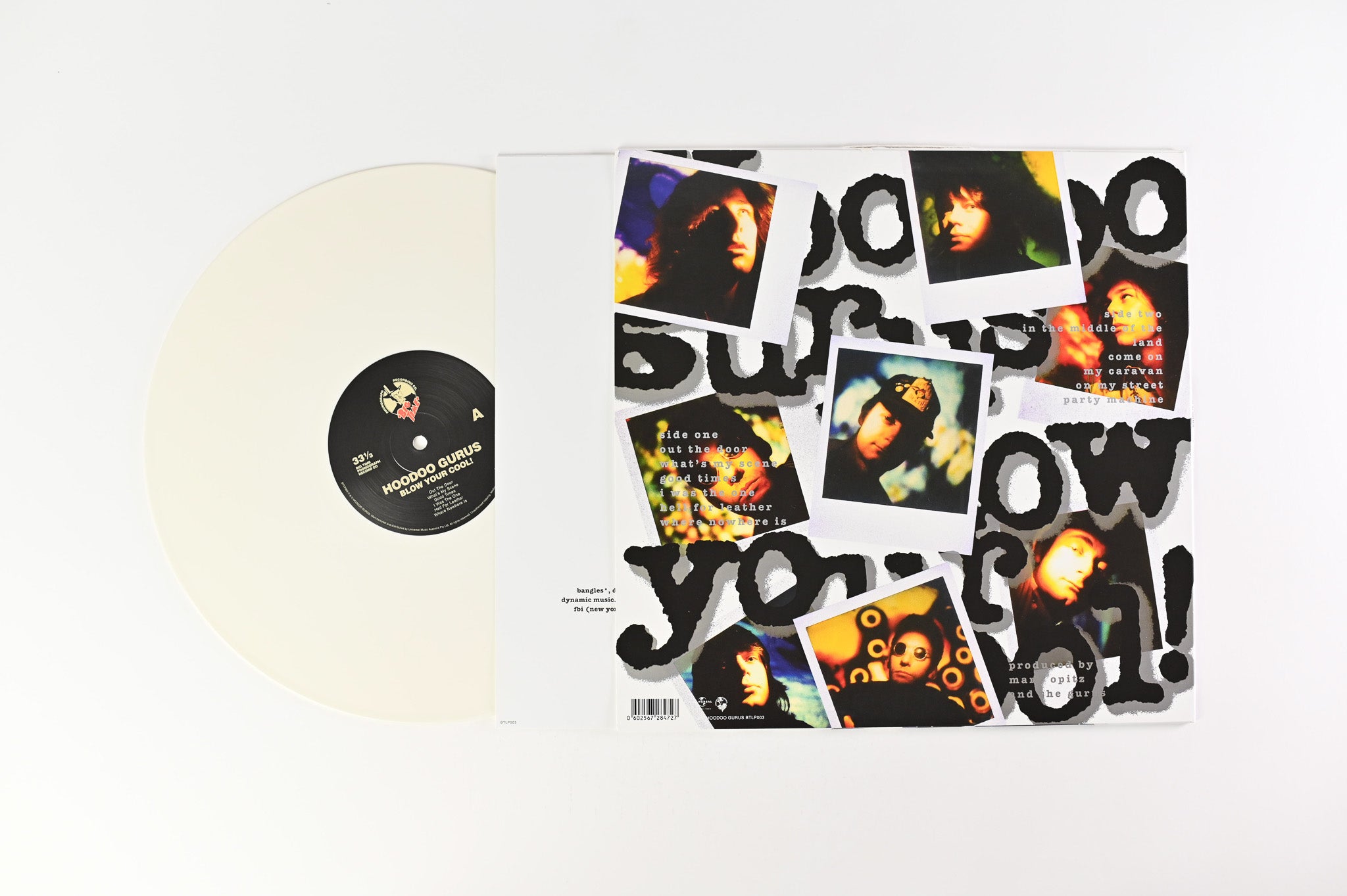 Hoodoo Gurus - Blow Your Cool! on Big Time White Vinyl Reissue