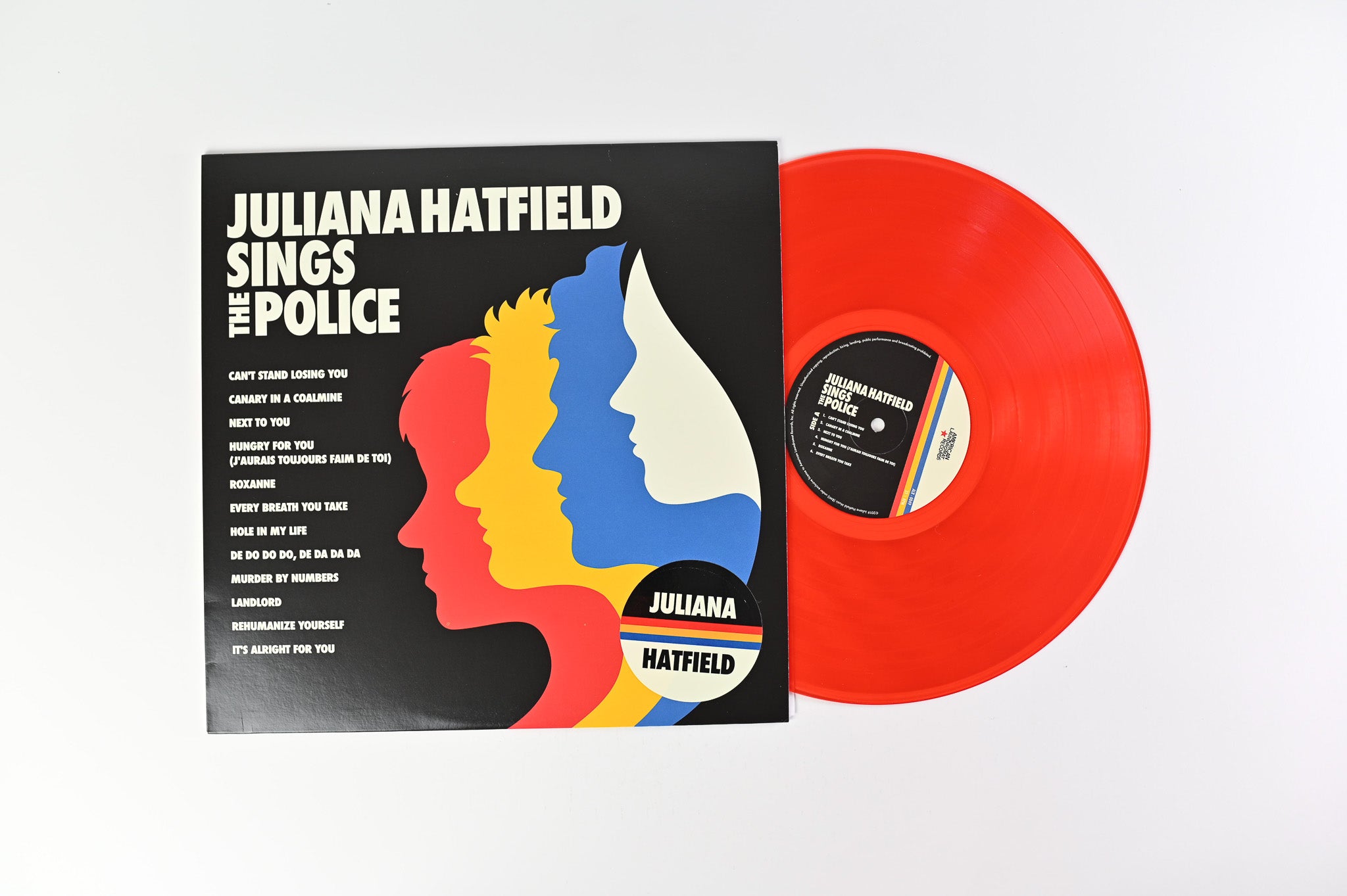 Juliana Hatfield - Juliana Hatfield Sings The Police on American Laundromat Ltd Red Translucent