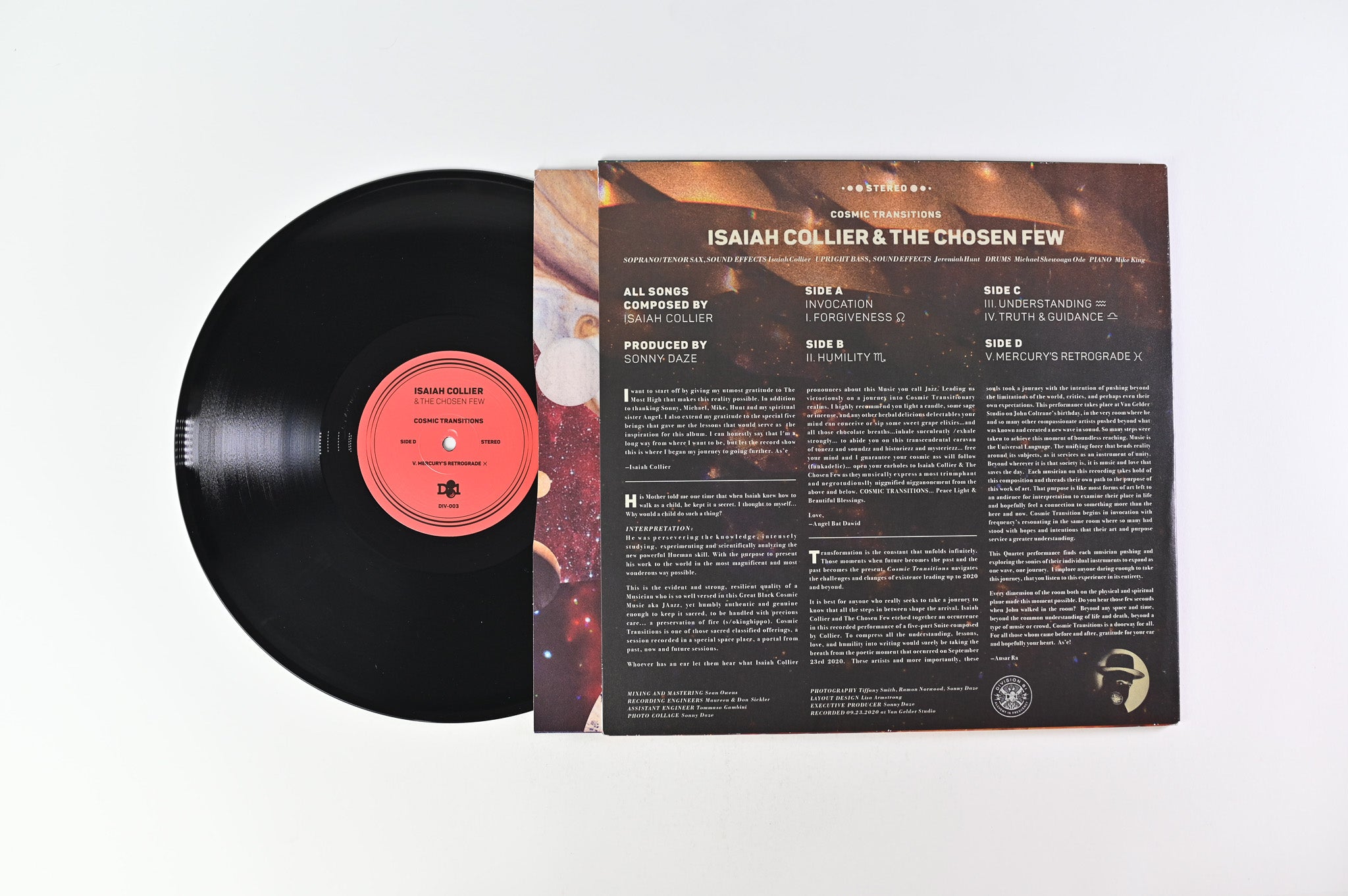 Isaiah Collier & The Chosen Few - Cosmic Transitions on Division 81 Records