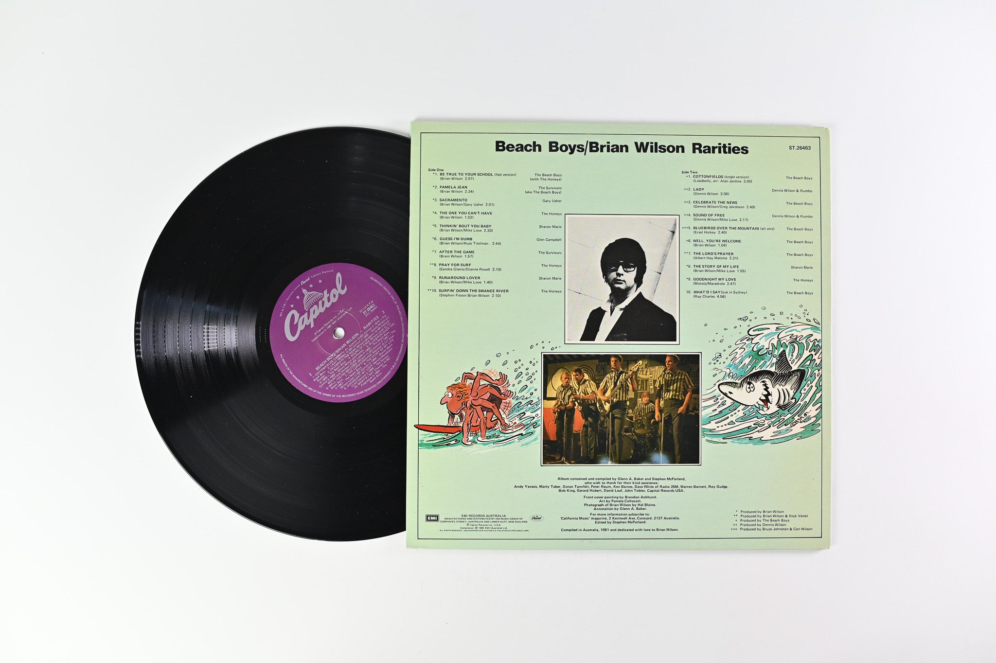 The Beach Boys - Brian Wilson Rarities on Capitol Australian Press