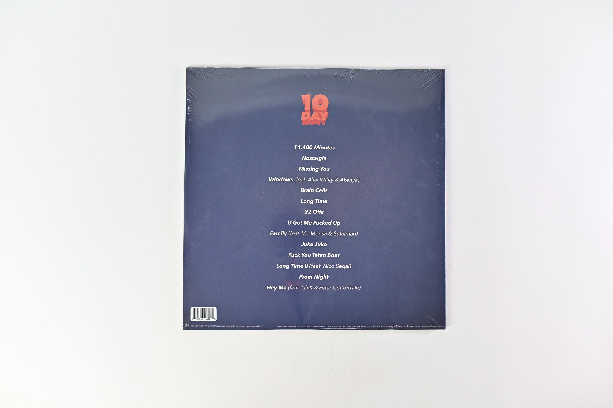 Chance The Rapper - 10 Day Self-released Reissue SEALED