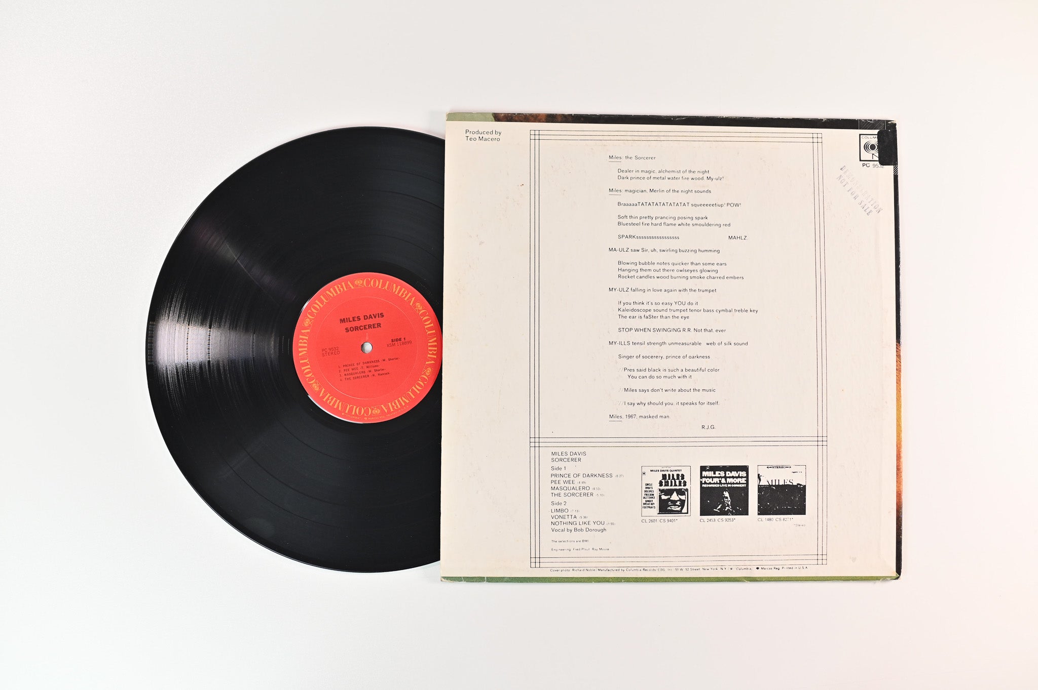 Miles Davis - Sorcerer on Columbia Reissue