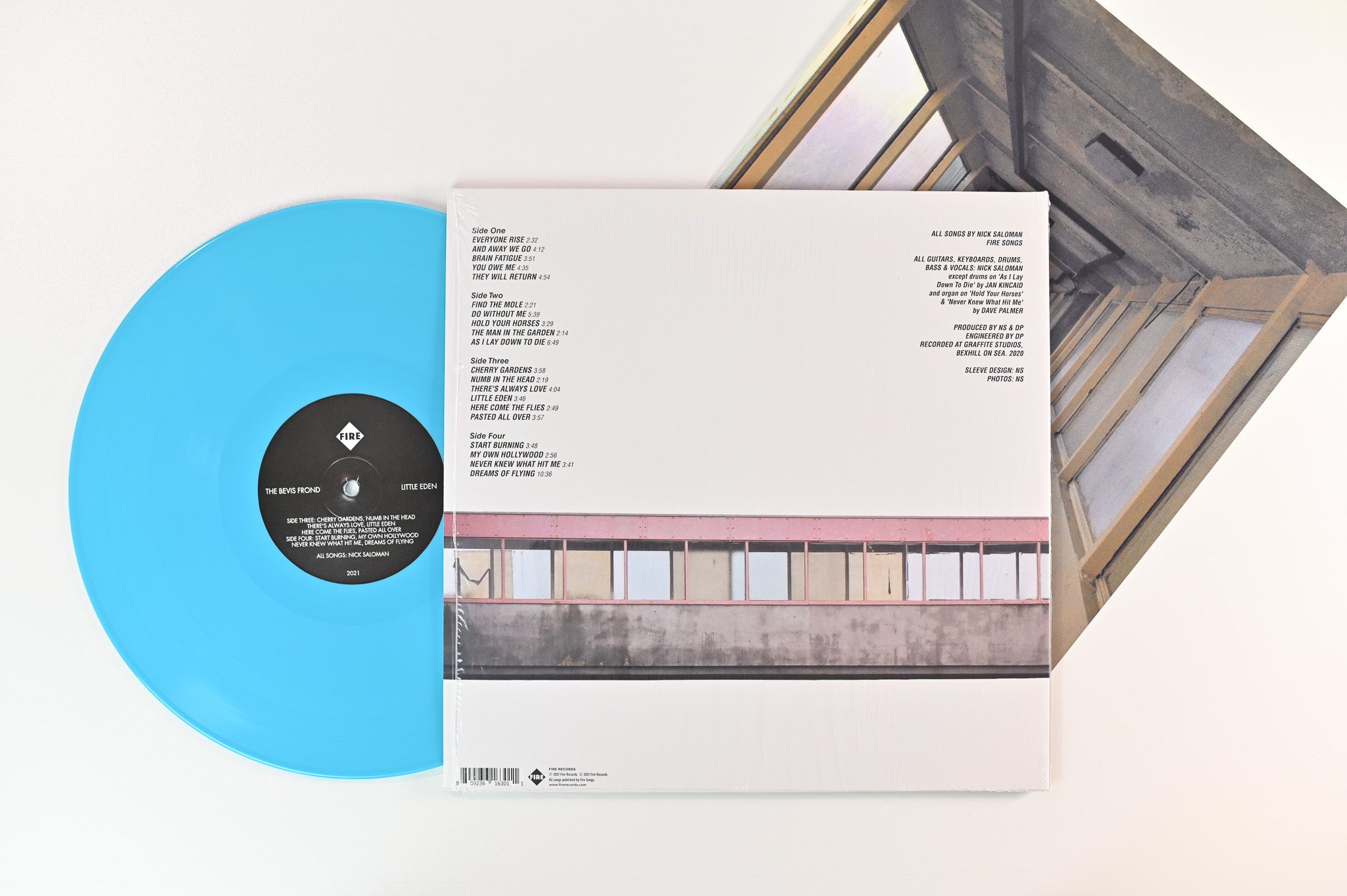 The Bevis Frond - Little Eden on Fire Records - Blue Vinyl
