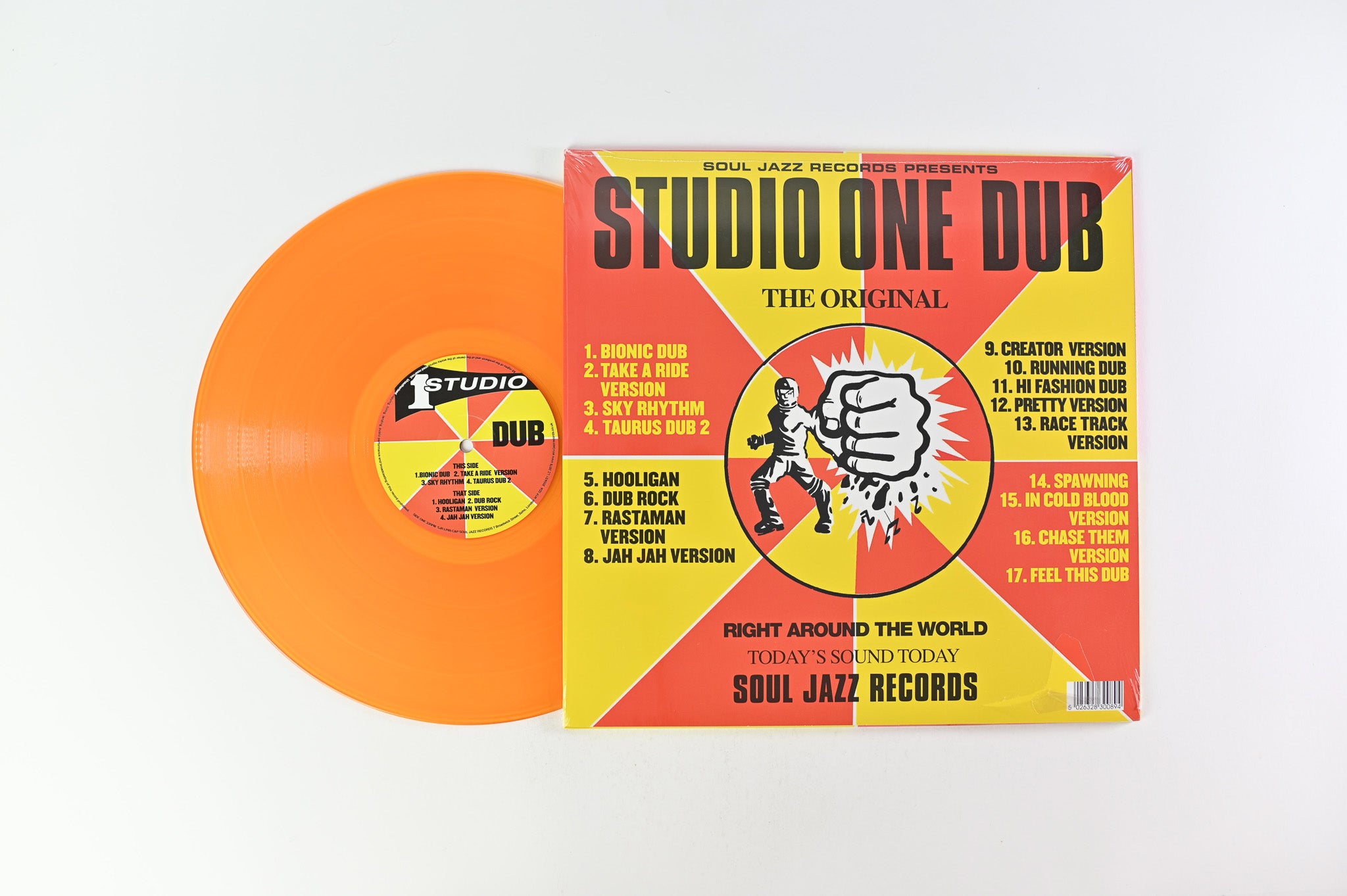 Various - Studio One Dub on Soul Jazz Records Ltd. Orange Transparent Vinyl