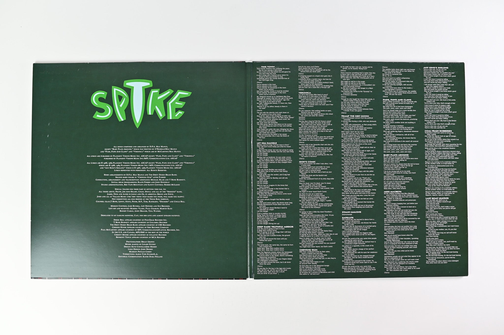 Elvis Costello - Spike Music On Vinyl Ltd Numbered Green Reissue