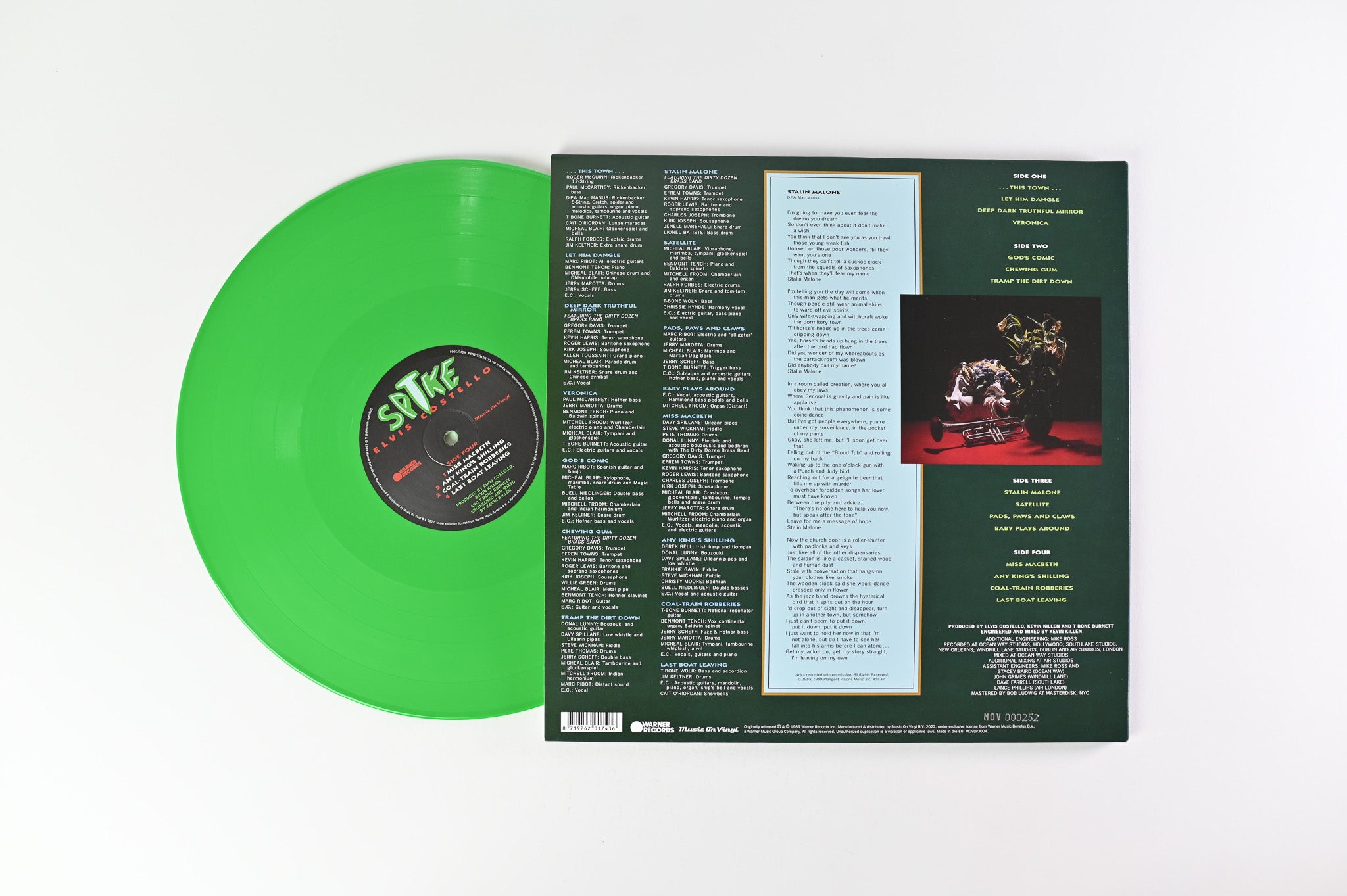 Elvis Costello - Spike Music On Vinyl Ltd Numbered Green Reissue