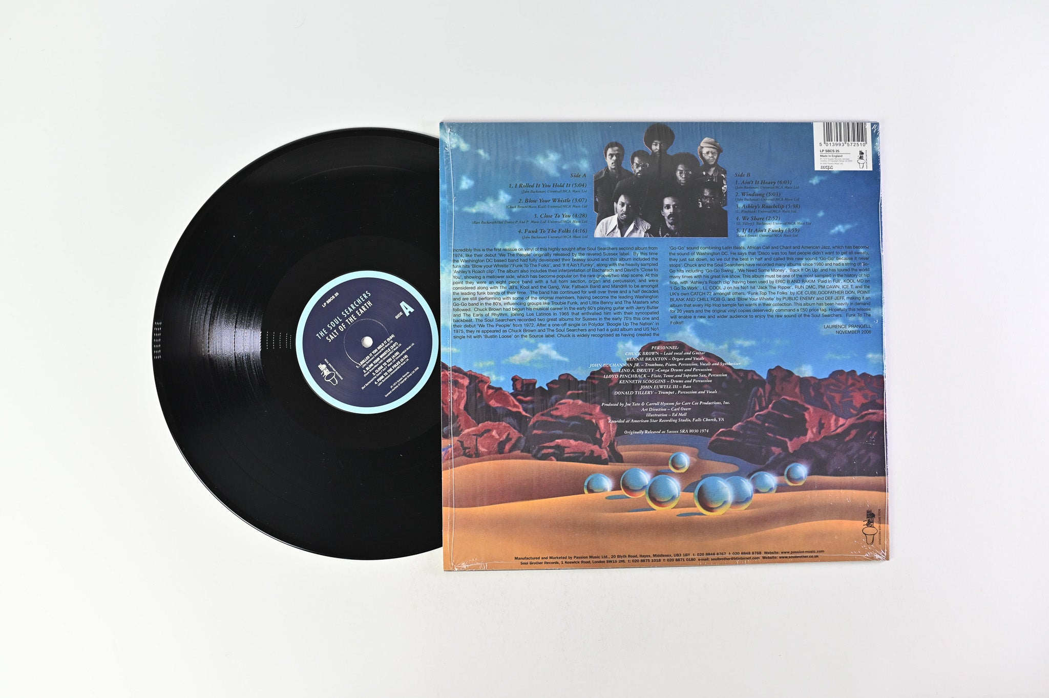 The Soul Searchers - Salt Of The Earth on Soul Brother Records Reissue