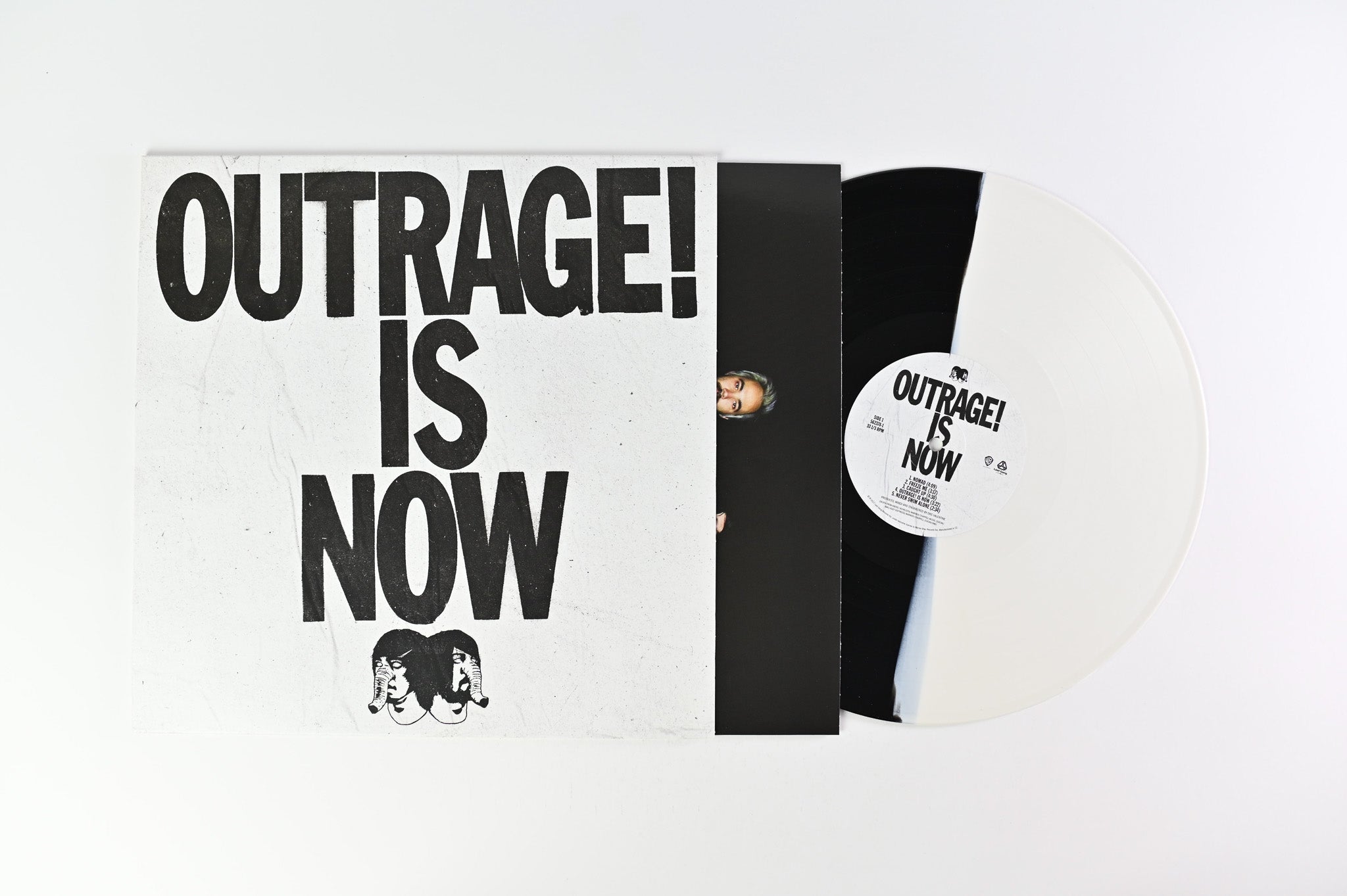 Death From Above 1979 - Outrage! Is Now on Warner Ltd White/Black Split