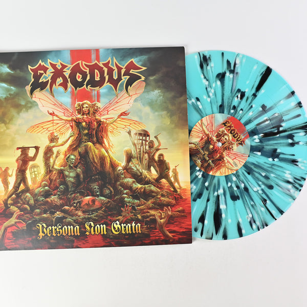 Exodus - Persona Non Grata on Nuclear Blast - Blue w/ Black & White Sp