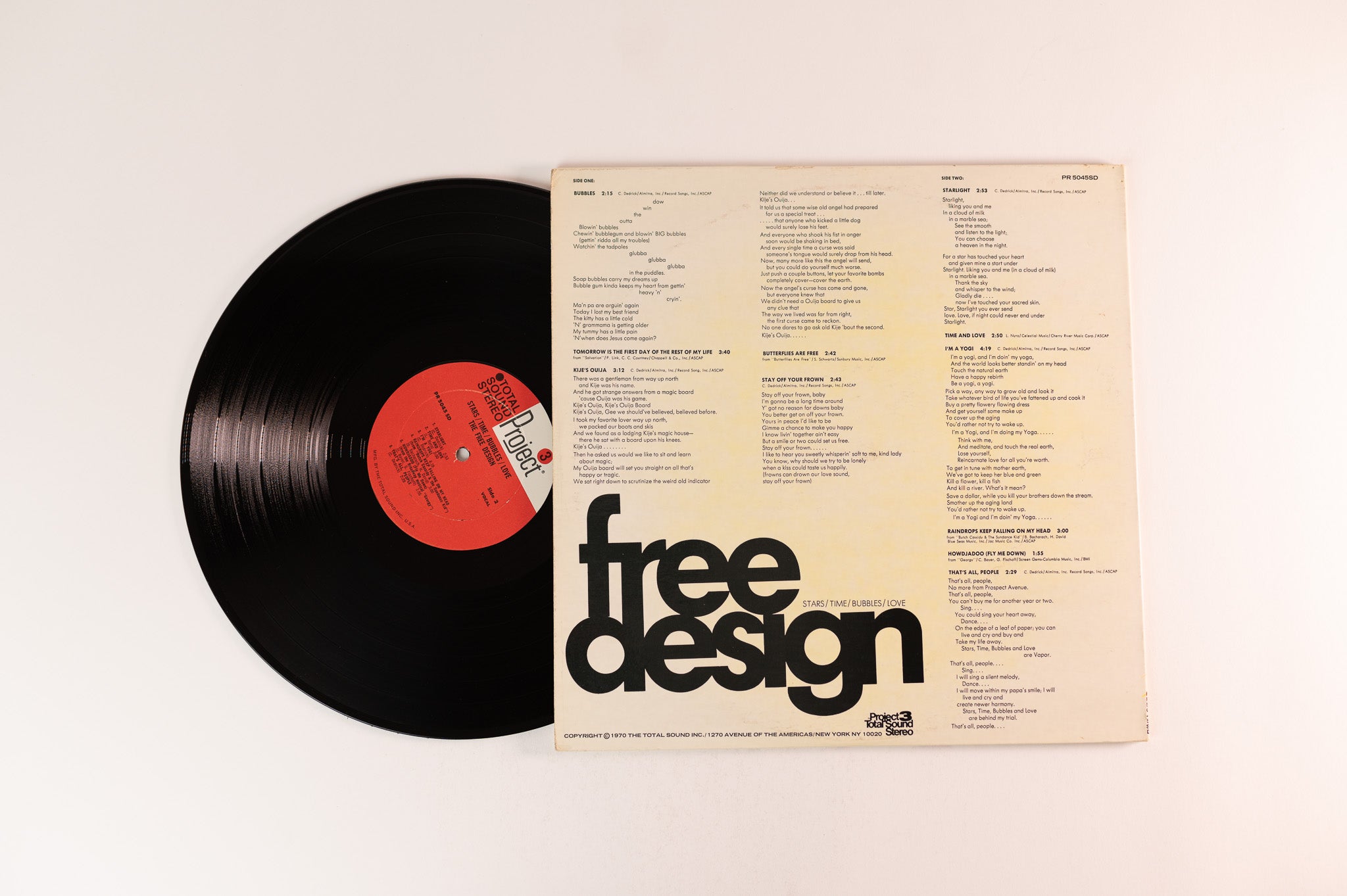 The Free Design - Stars / Time / Bubbles / Love on Project 3