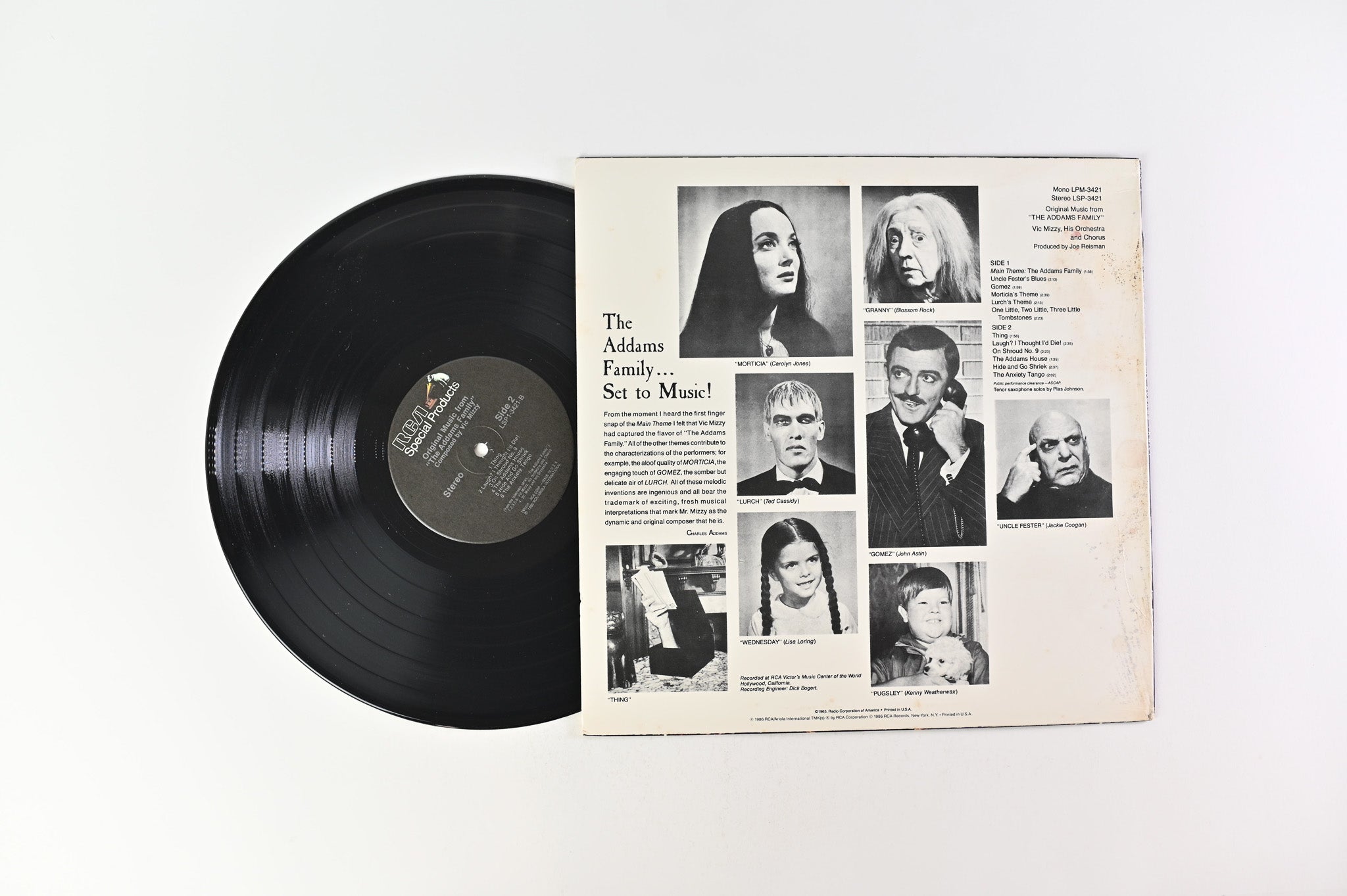 Vic Mizzy - Original Music From The Addams Family on RCA Special Products Reissue