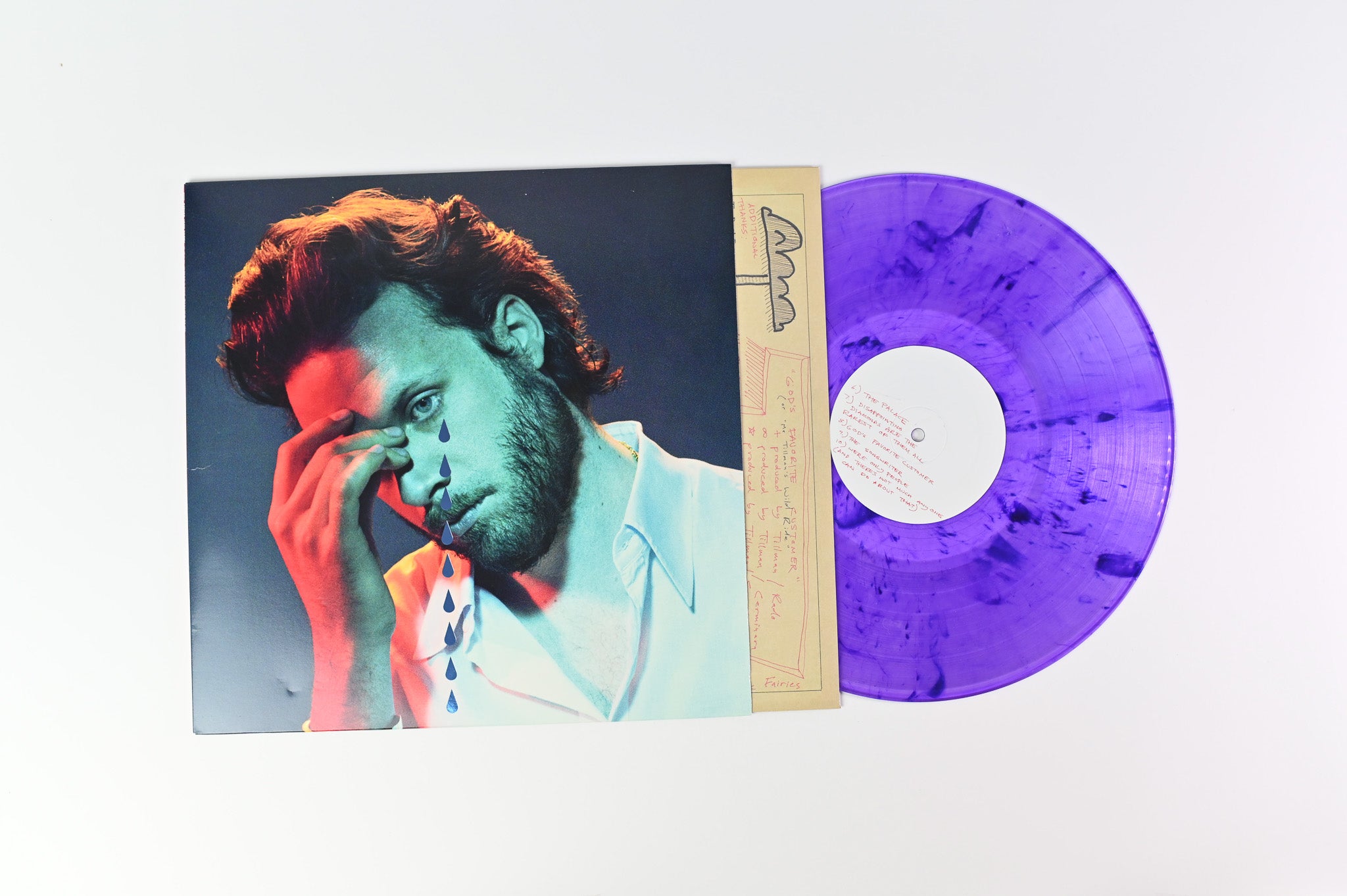 Father John Misty - God's Favorite Customer on Sub Pop Ltd Clear With Purple Smoke Vinyl