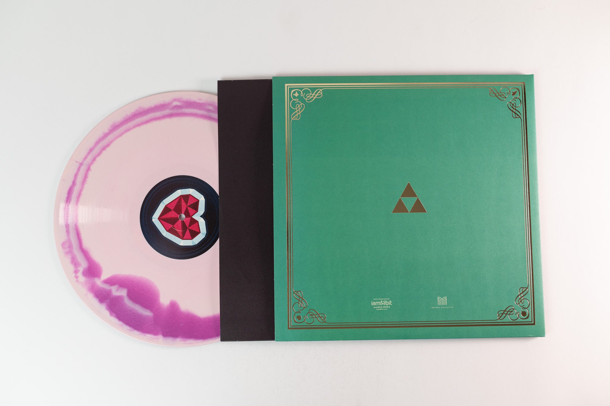 The Slovak National Symphony Orchestra - Hero Of Time (Music From "The Legend Of Zelda: Ocarina Of Time") on Materia Collective Green/Purple With White Merge Reissue