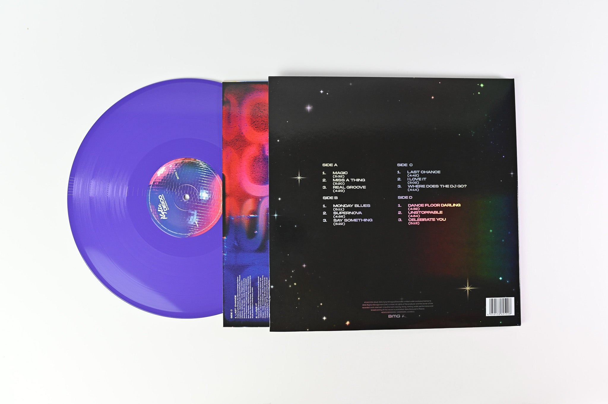 Kylie Minogue - Disco (Extended Mixes) on BMG Ltd Purple Vinyl
