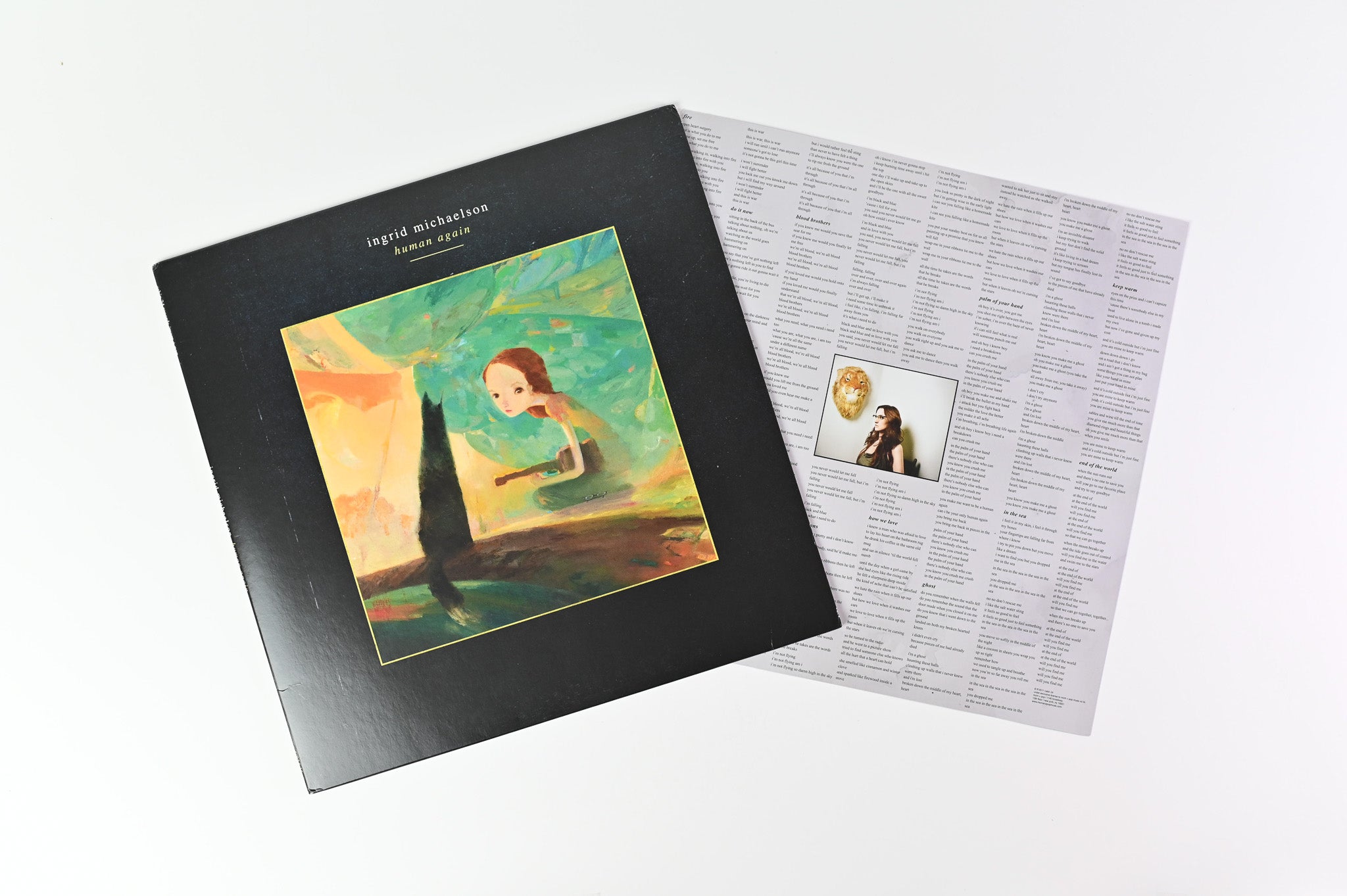 Ingrid Michaelson - Human Again on Cabin 24 Ltd Red Translucent Repress