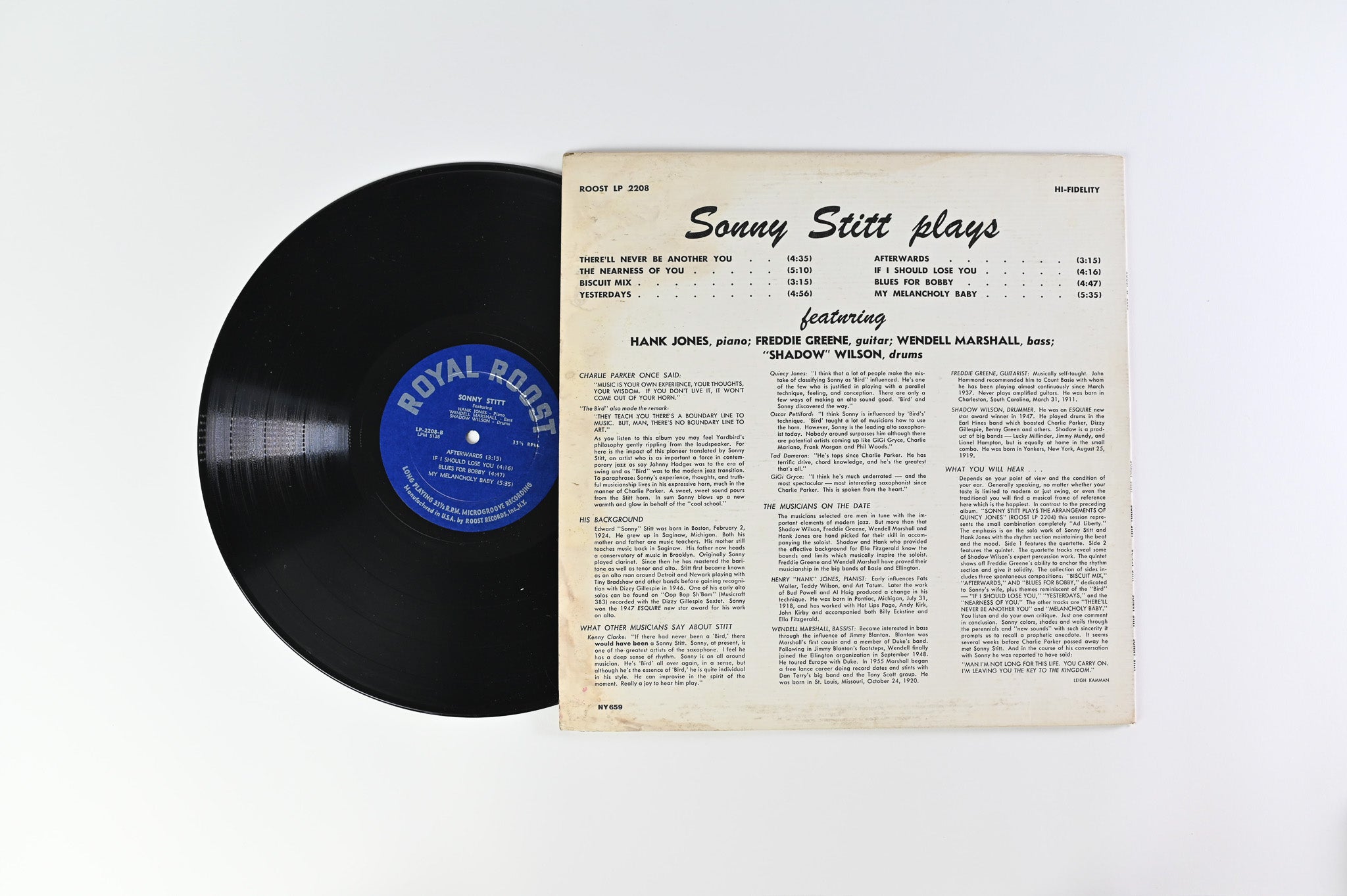 Sonny Stitt - Sonny Stitt Sonny Stitt Sonny Stitt Sonny Stitt on Royal Roost Mono Repress