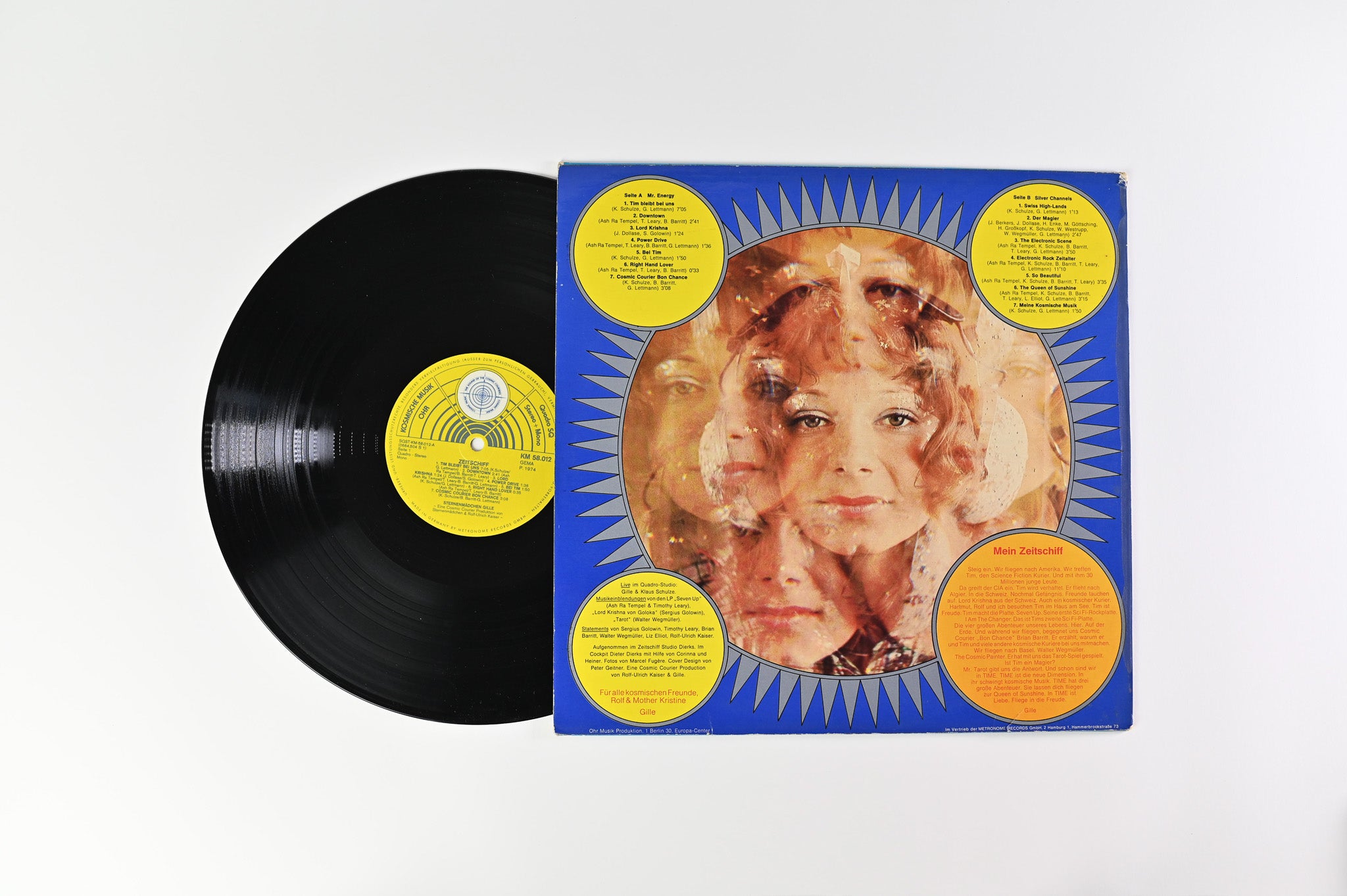 Sternenmädchen - Gilles Zeitschiff on Kosmiche Musik Quad German Press
