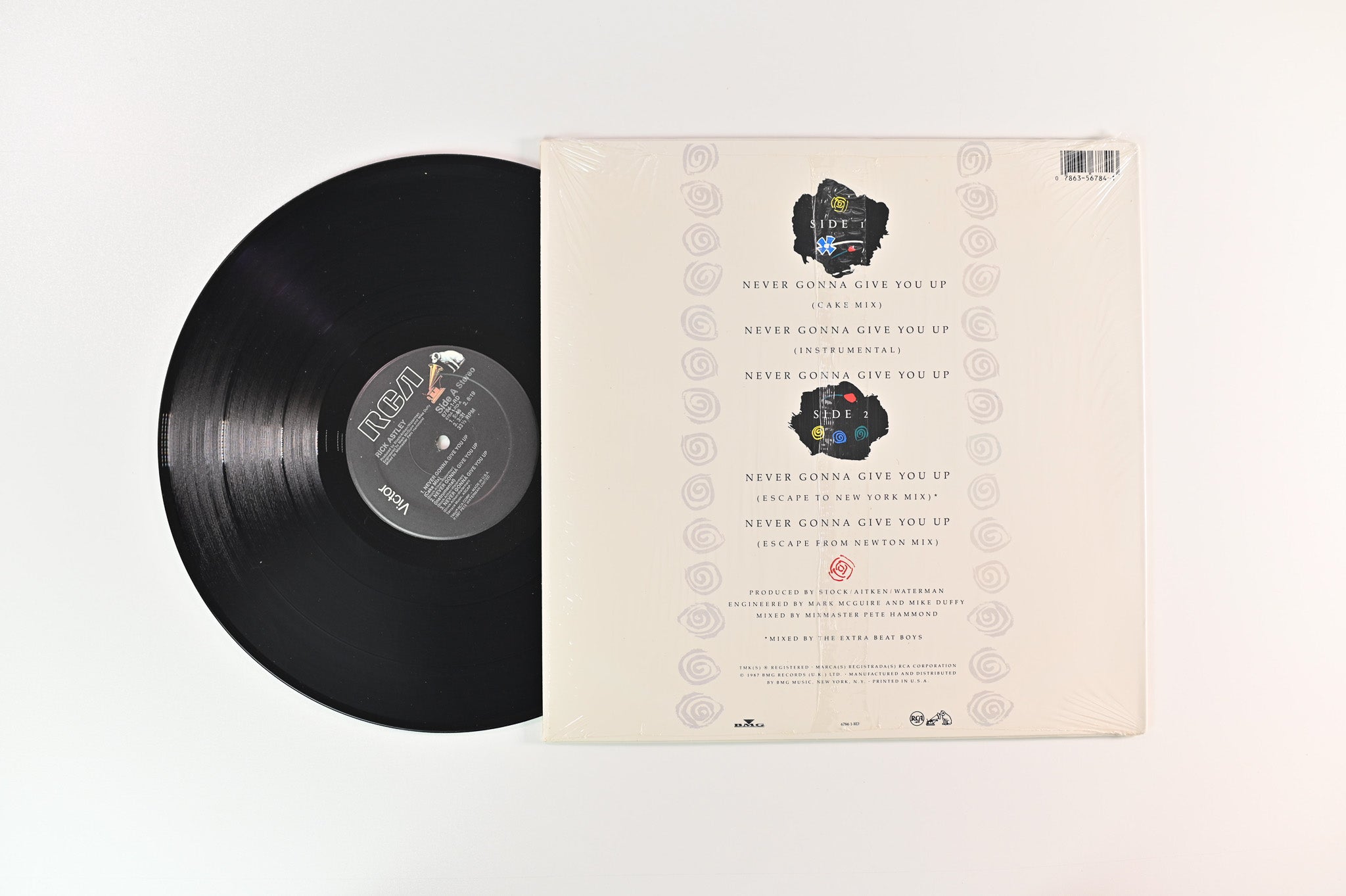 Rick Astley - Never Gonna Give You Up on RCA Victor 12" Single