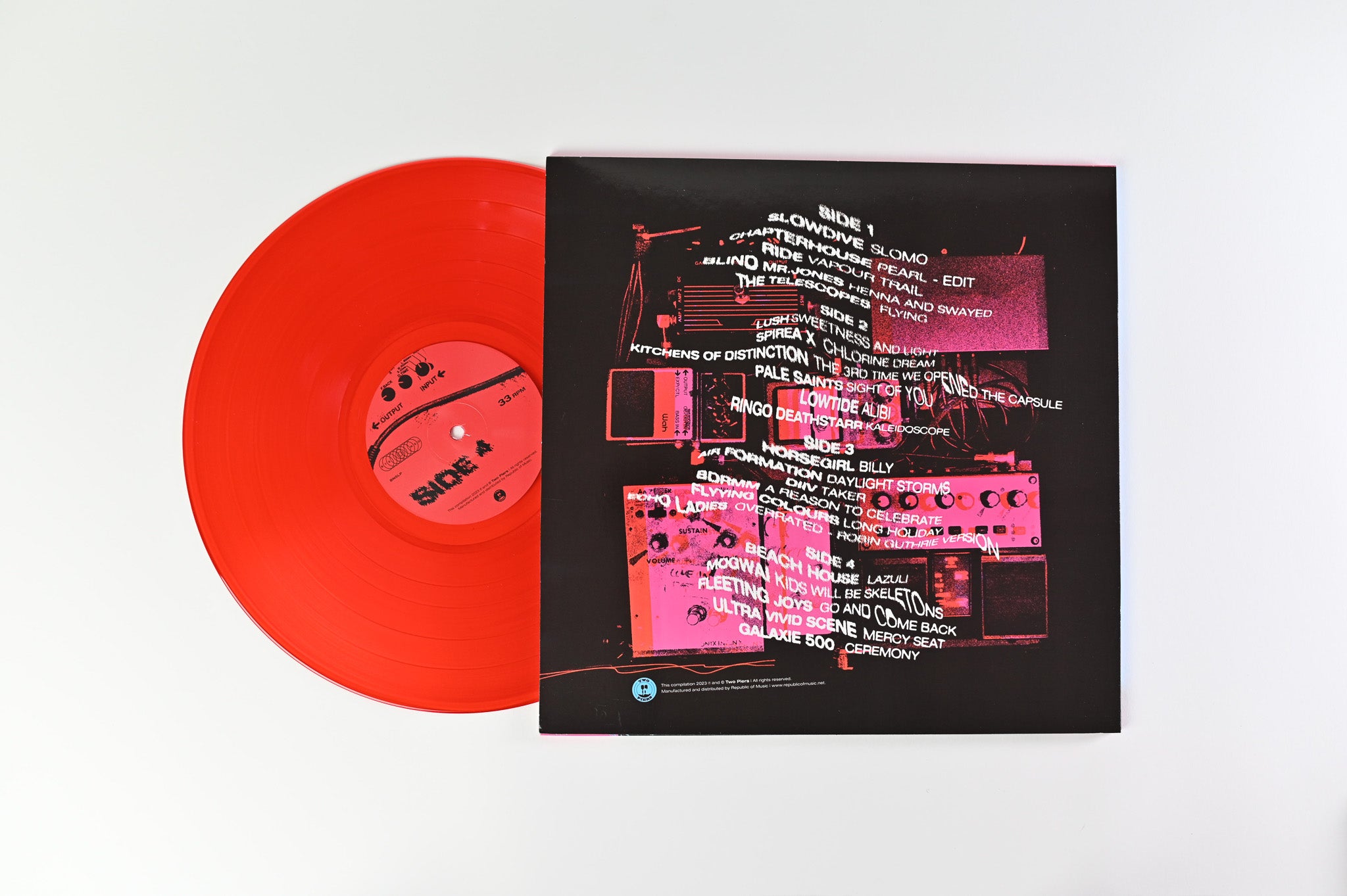 Various - Waves Of Distortion (The Best Of Shoegaze 1990-2022) on Two Piers Ltd Red Transparent