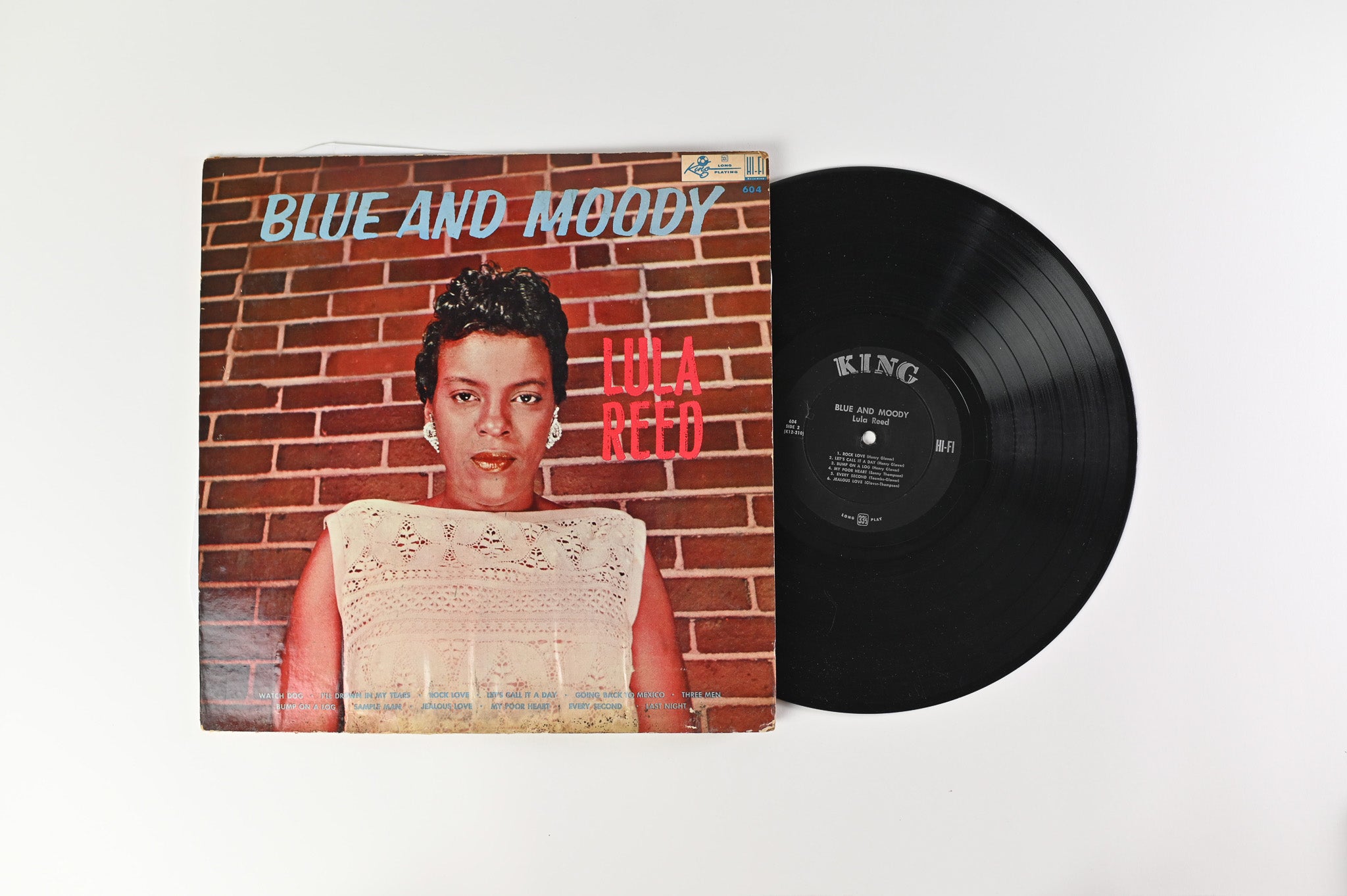 Lula Reed - Blue And Moody on King Small Logo Deep Groove Mono