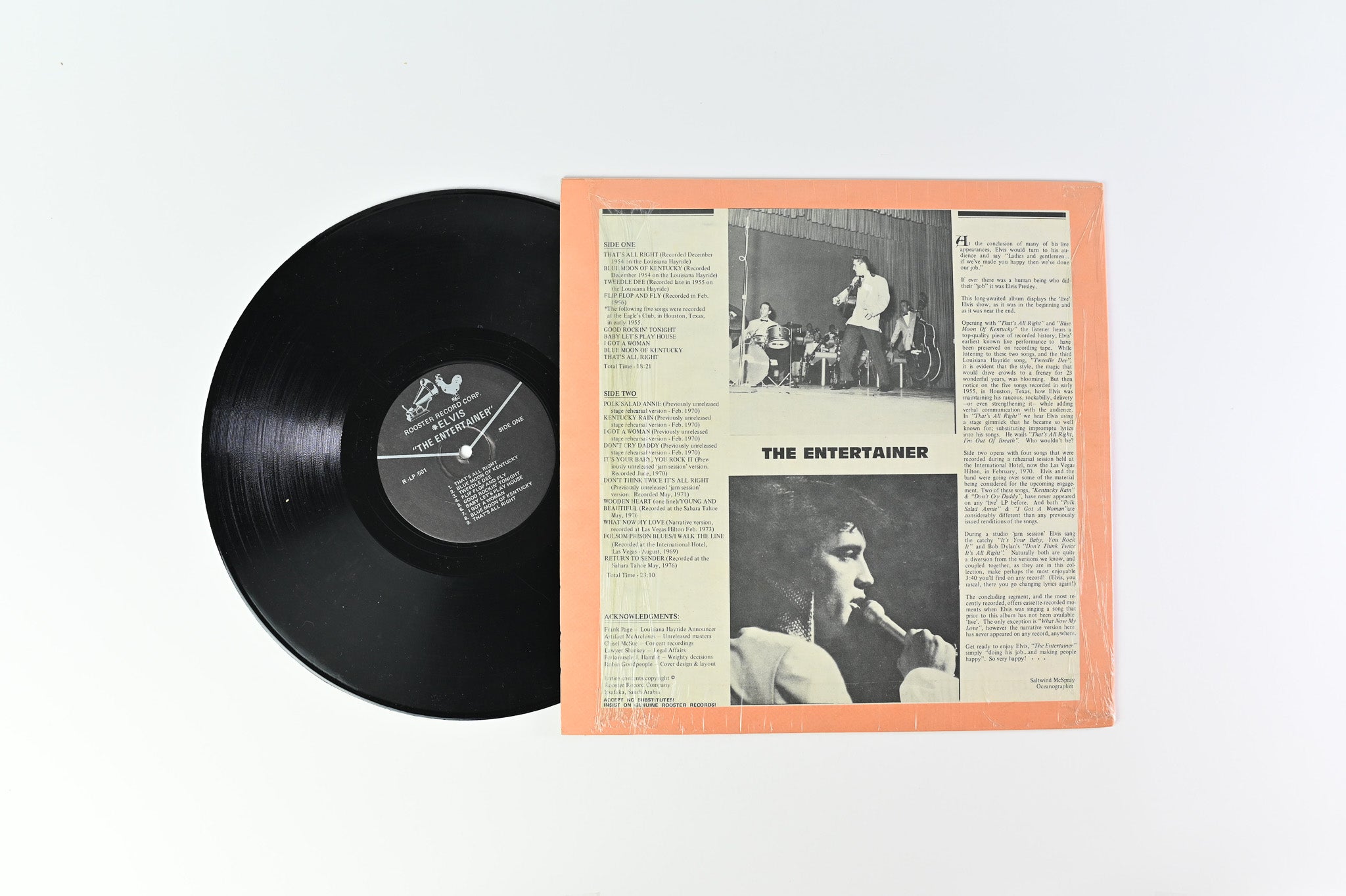 Elvis Presley - The Entertainer 1954-1976 on Rooster Unofficial Release