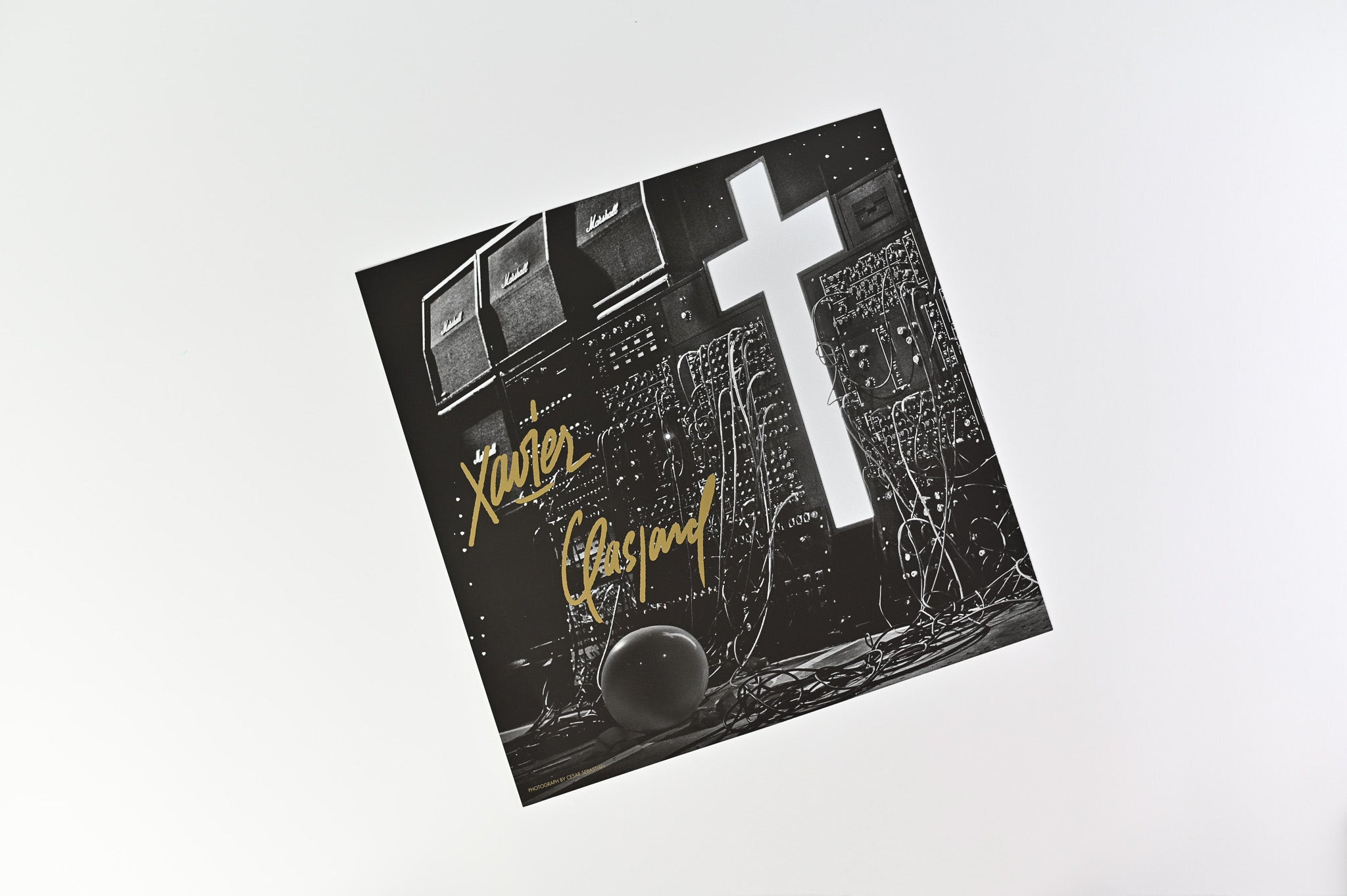 Justice - † on Ed Banger/Because Music Vinyl Me, Please Reissue Gold Nugget Vinyl