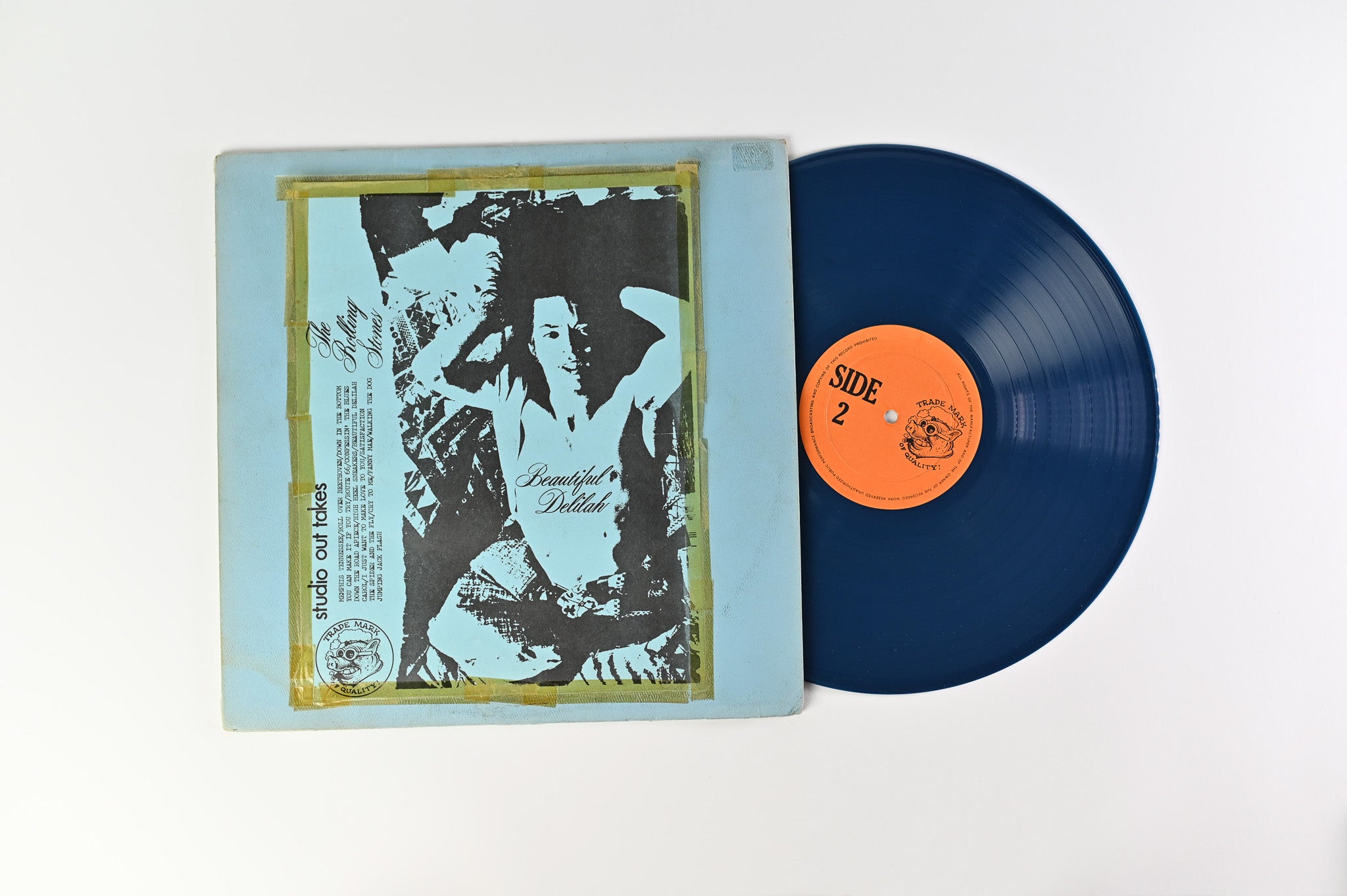The Rolling Stones - Beautiful Delilah on Trade Mark Of Quality Unofficial Release on Blue Vinyl