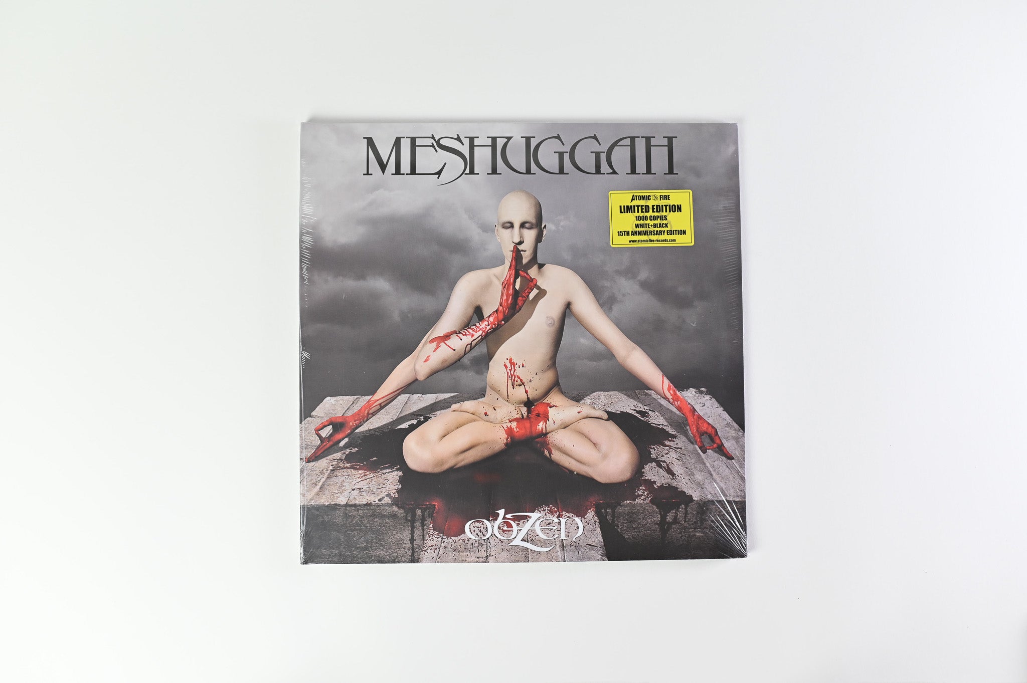Meshuggah - obZen on Atomic Fire Sealed Reissue White/Black Split
