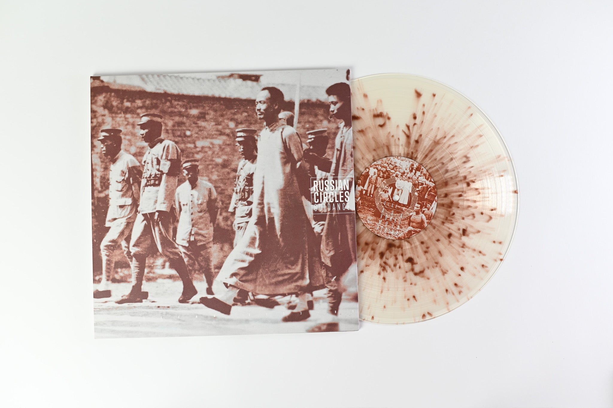 Russian Circles - Guidance on Sargent House Clear with Brown Splatter