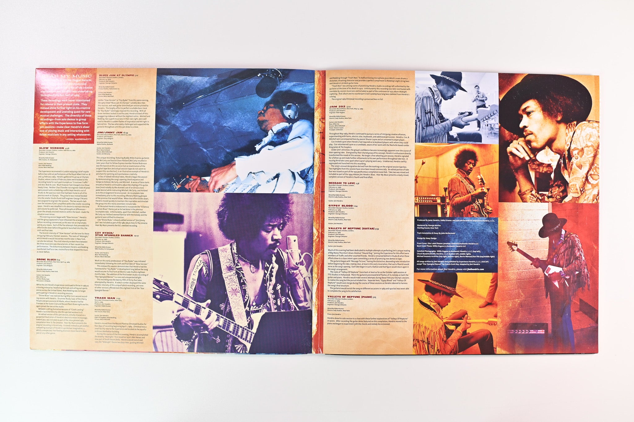 Jimi Hendrix - Hear My Music on Dagger Records / Sony