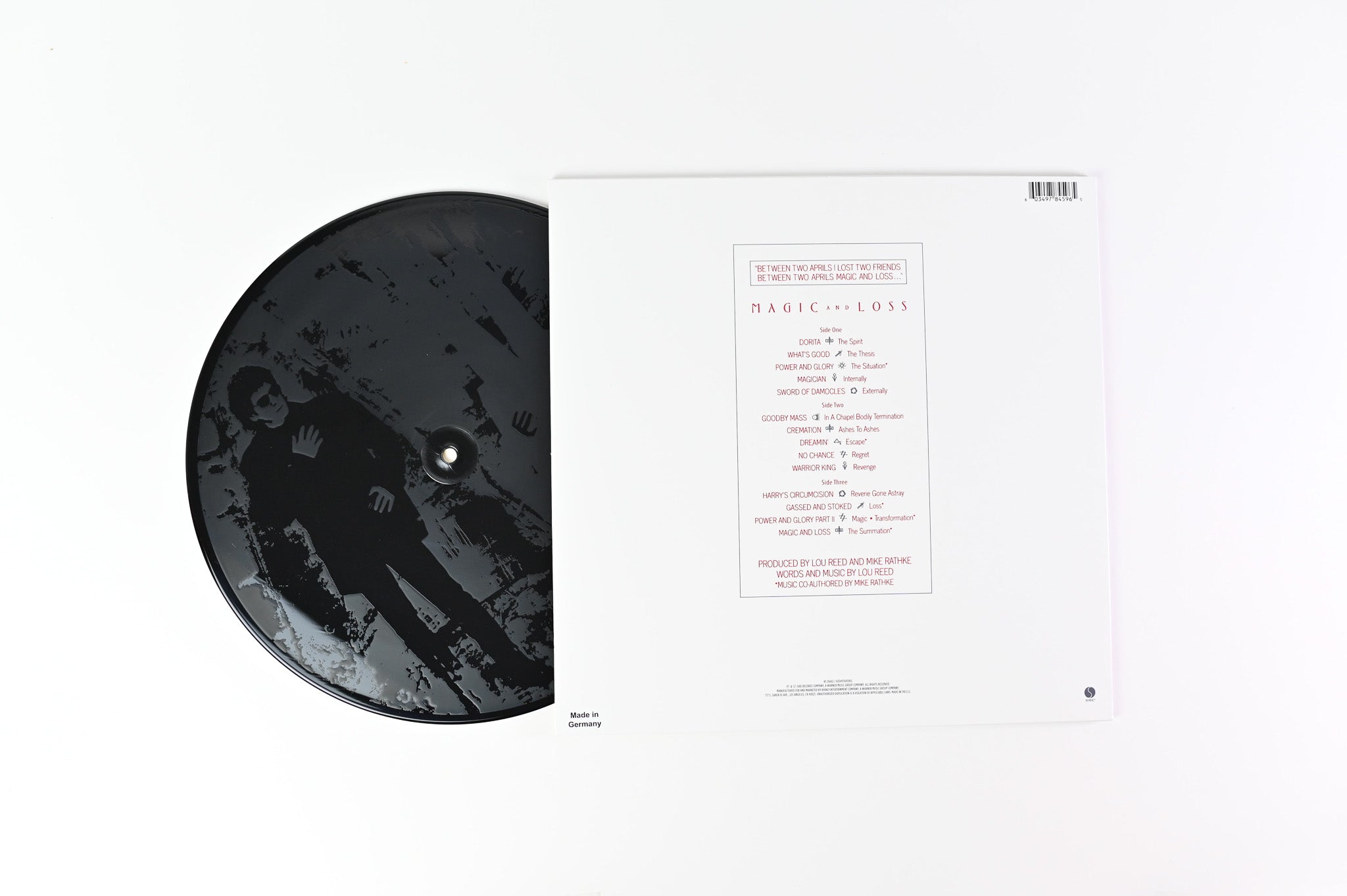 Lou Reed - Magic And Loss on Sire Ltd RSD 2020 180 Gram Reissue
