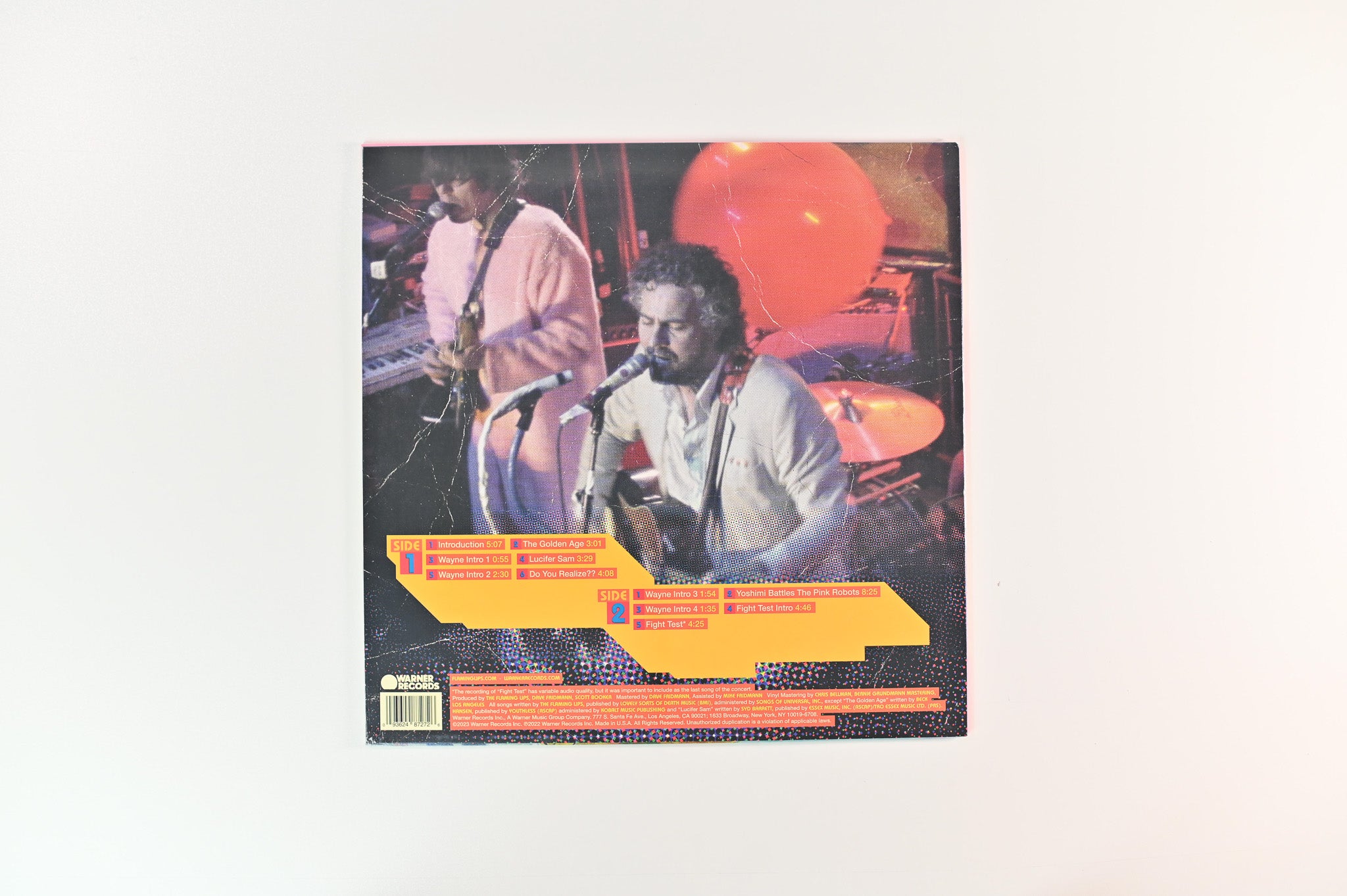 The Flaming Lips - Yoshimi Battles The Pink Robots Live At The Paradise Lounge, Boston Oct. 27, 2002 on Warner Records - RSD 2023 Pink Vinyl Sealed