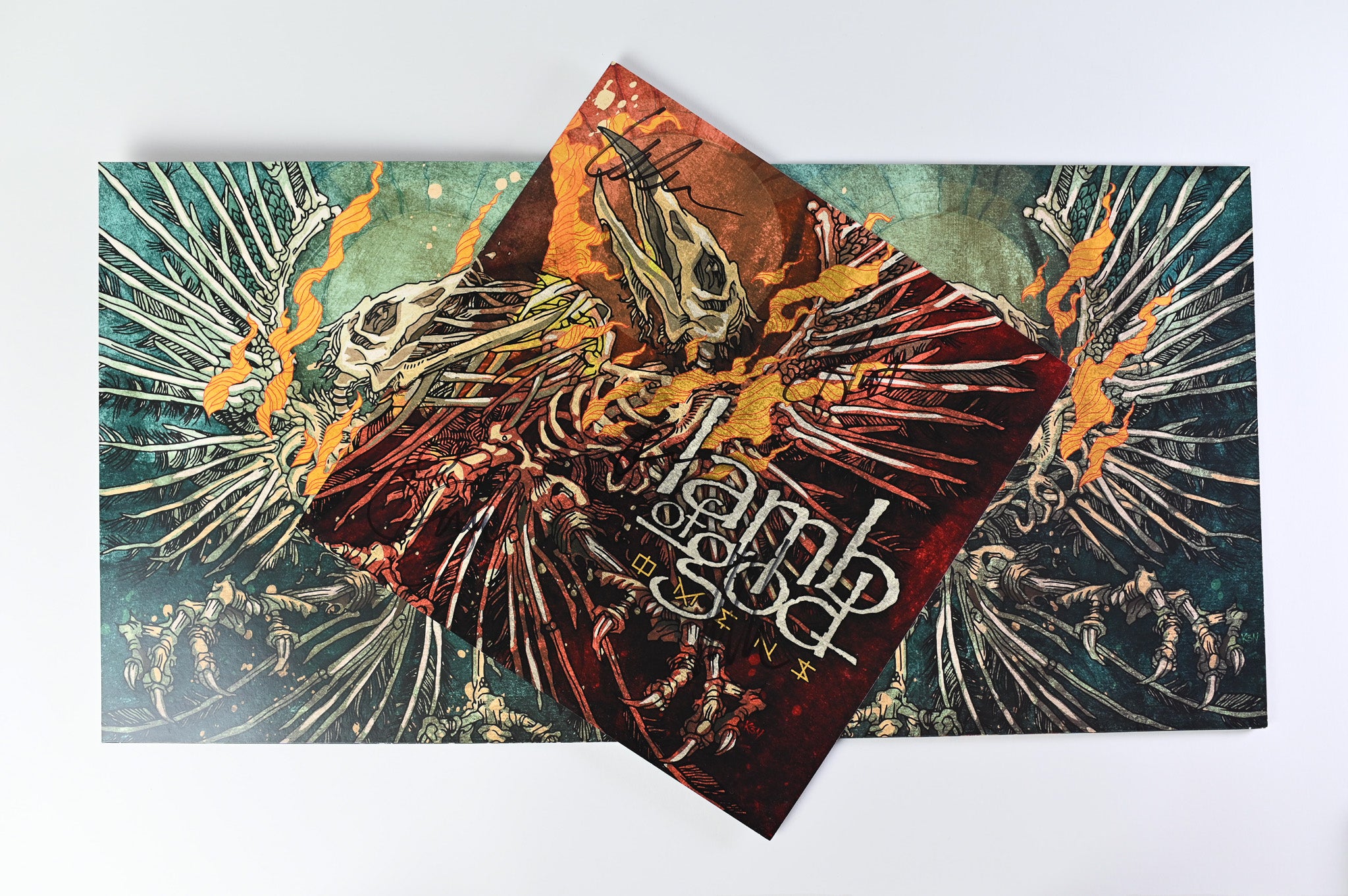 Lamb Of God - Omens on Epic on Red Black Marble Vinyl