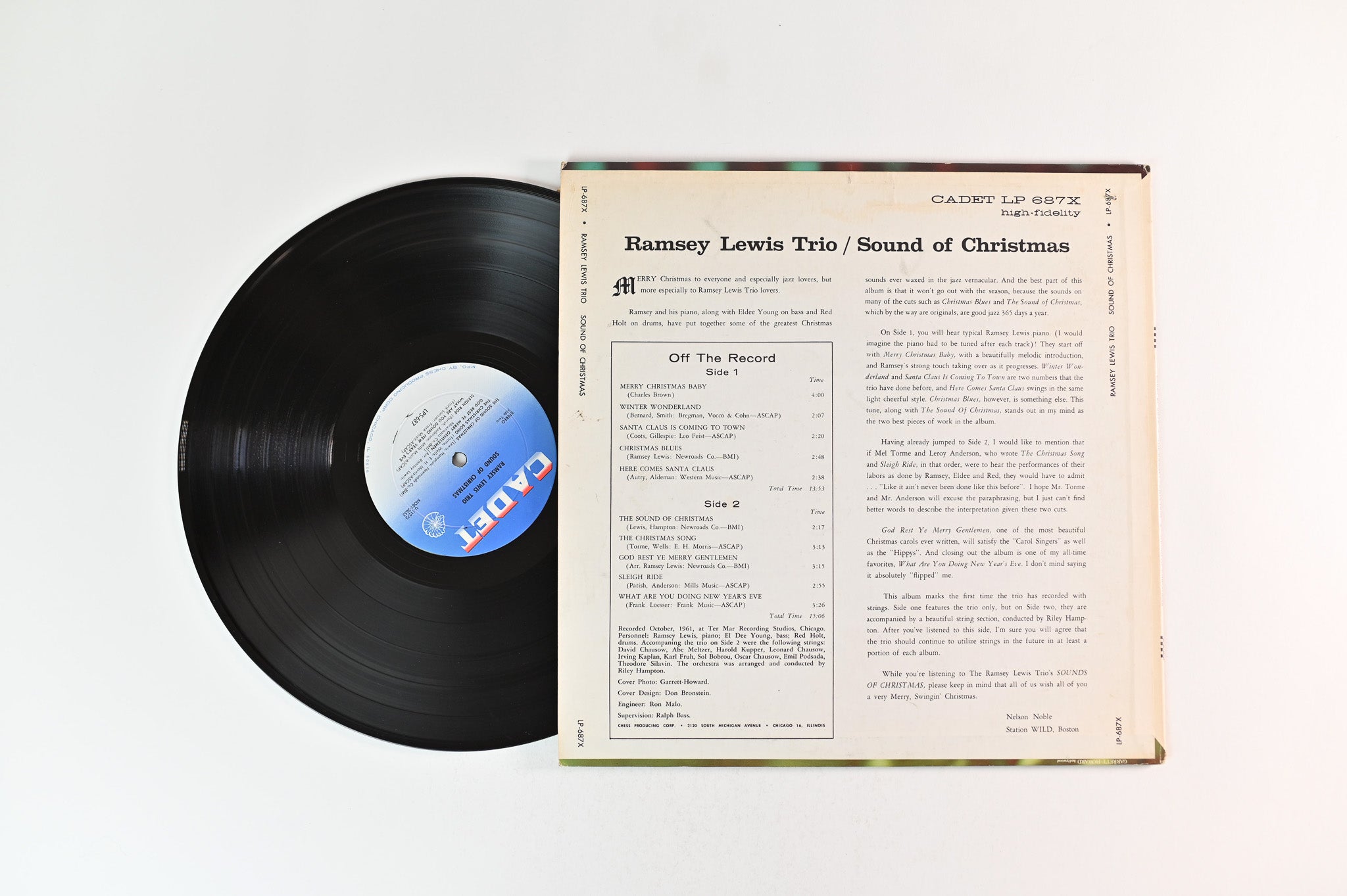 The Ramsey Lewis Trio - Sound Of Christmas on Cadet Stereo Reissue