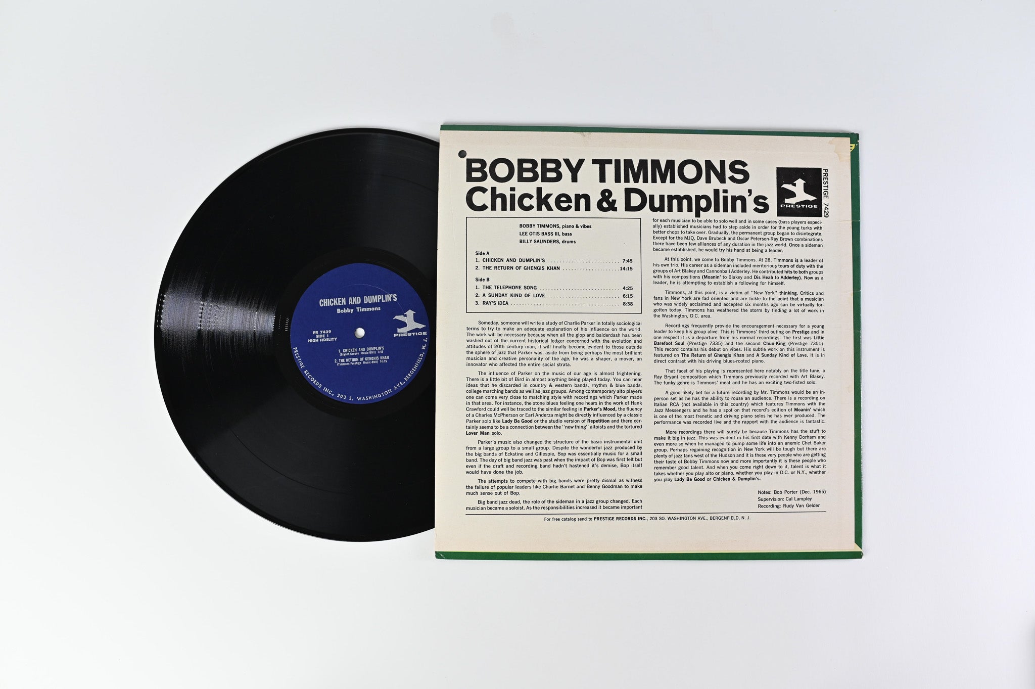 Bobby Timmons - Chicken & Dumplin's on Prestige Mono Press