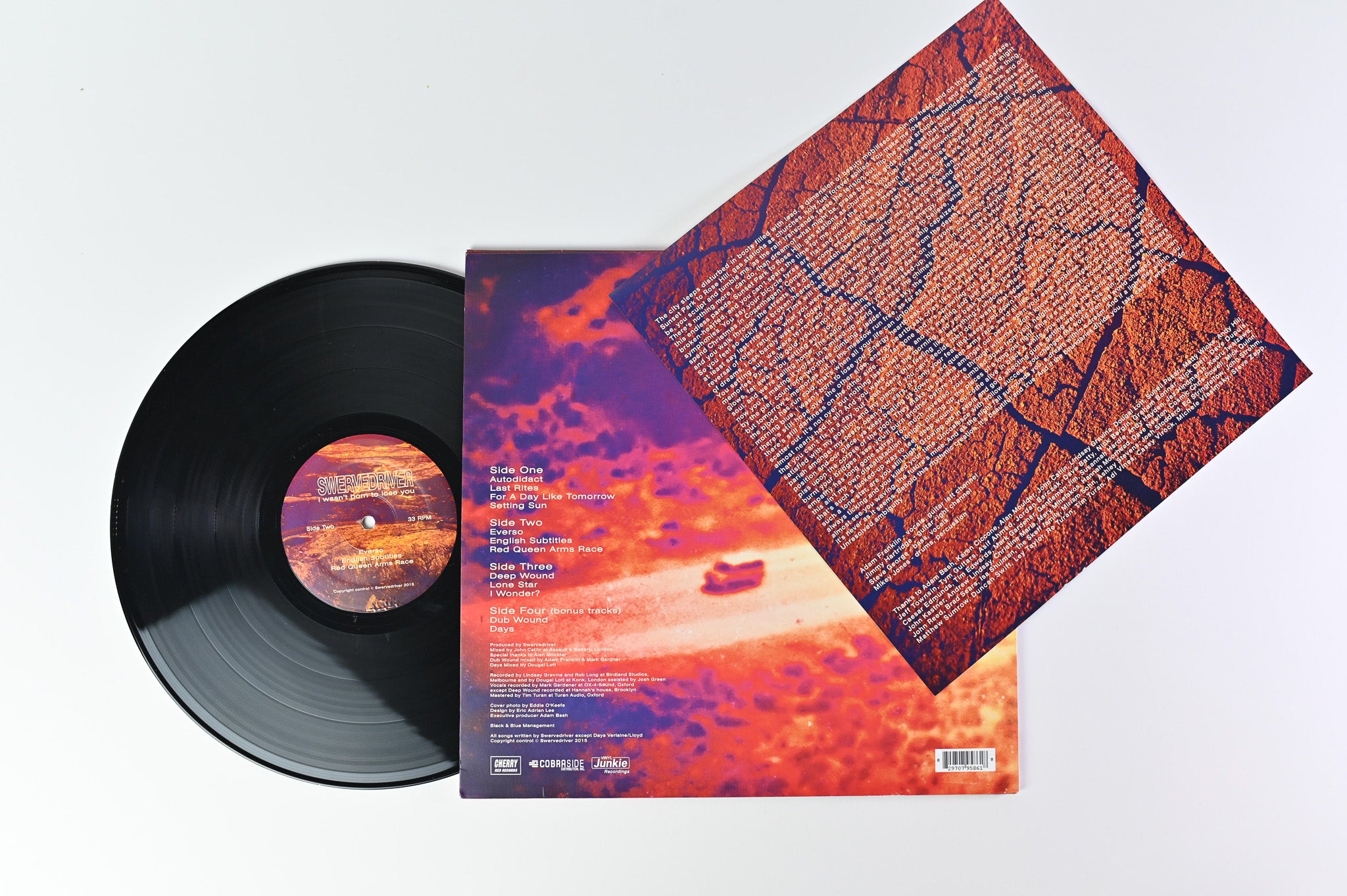 Swervedriver - I Wasn't Born To Lose You on Cherry Red / Cobraside / Vinyl Junkie Recordings