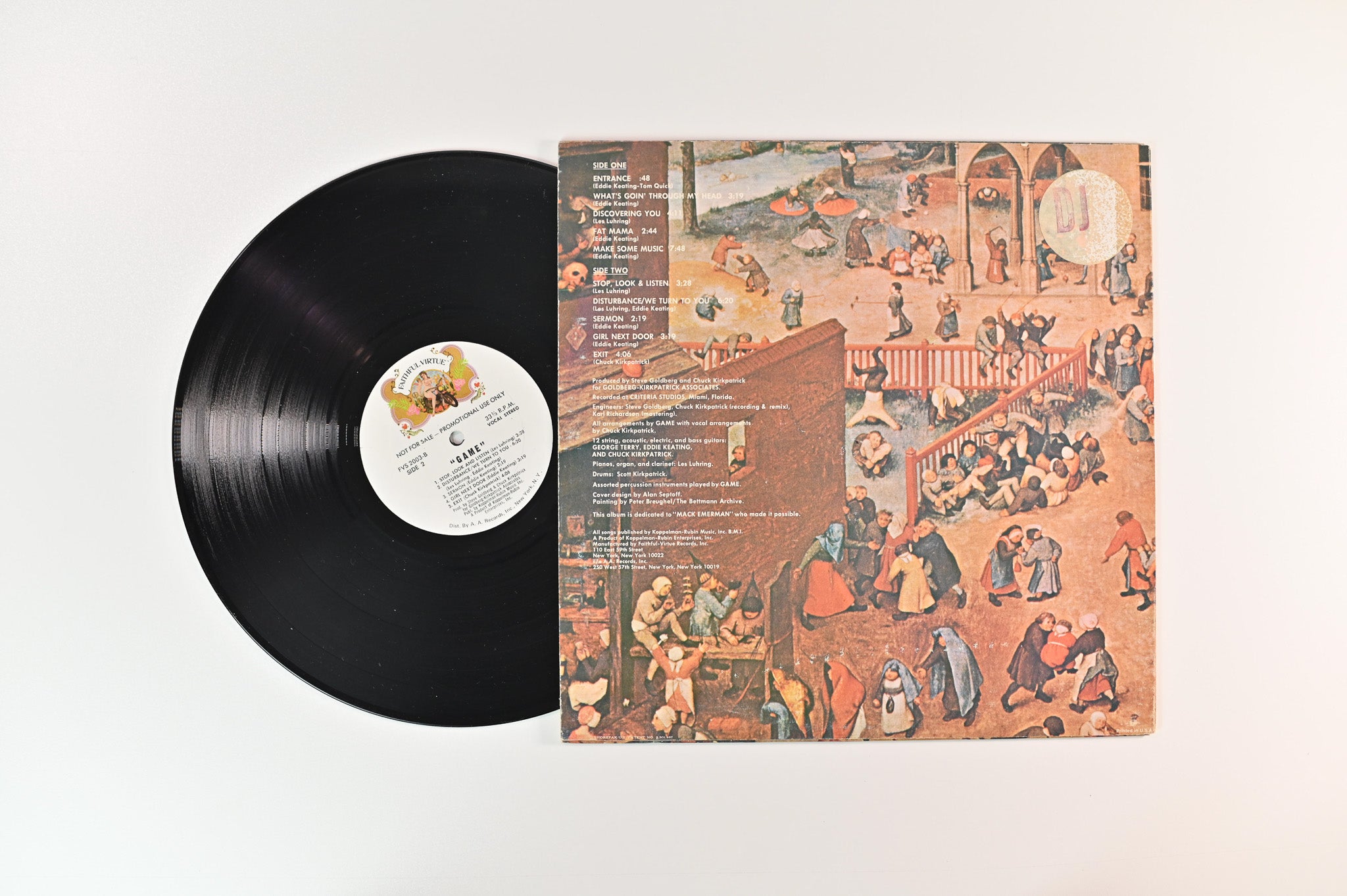 Game - Game on Faithful Virtue Records - Promo
