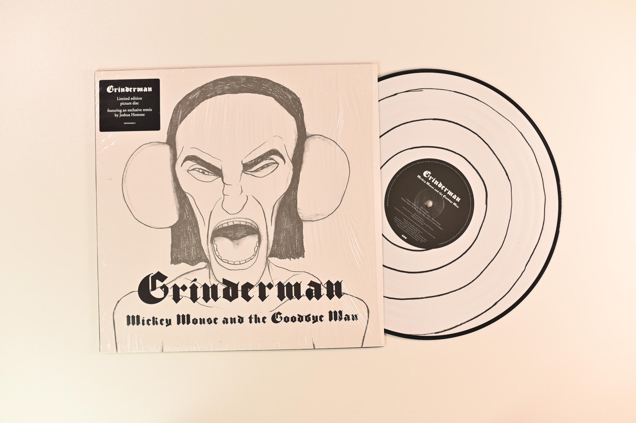 Grinderman - Mickey Mouse And The Goodbye Man on Mute - Picture Disc 12" Single