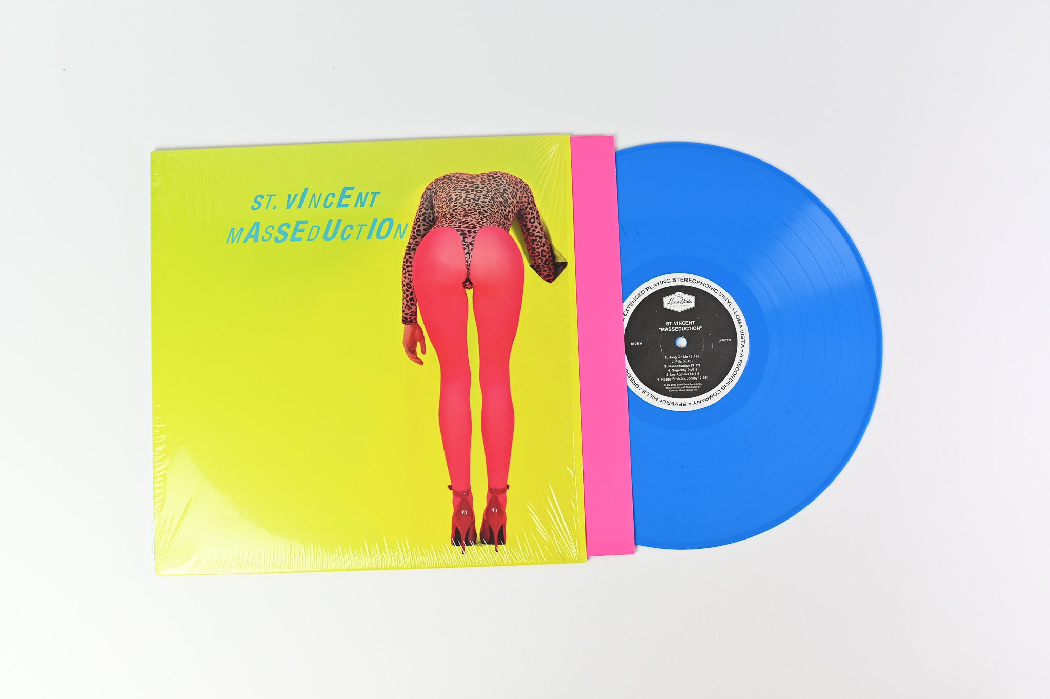 St. Vincent - Masseduction on Vinyl Me, Please Blue Vinyl