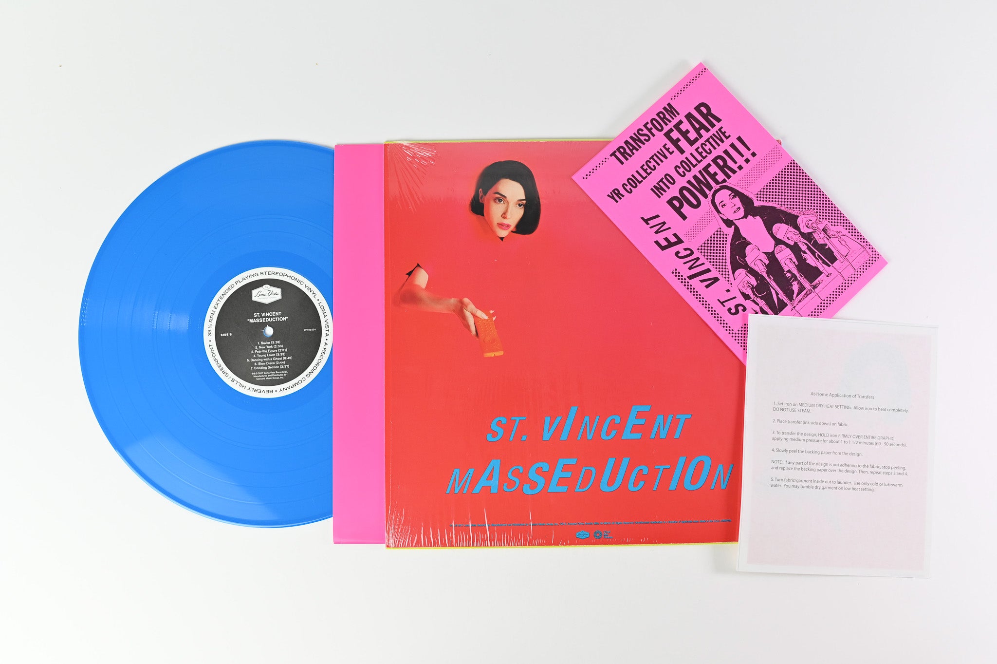 St. Vincent - Masseduction on Vinyl Me, Please Blue Vinyl