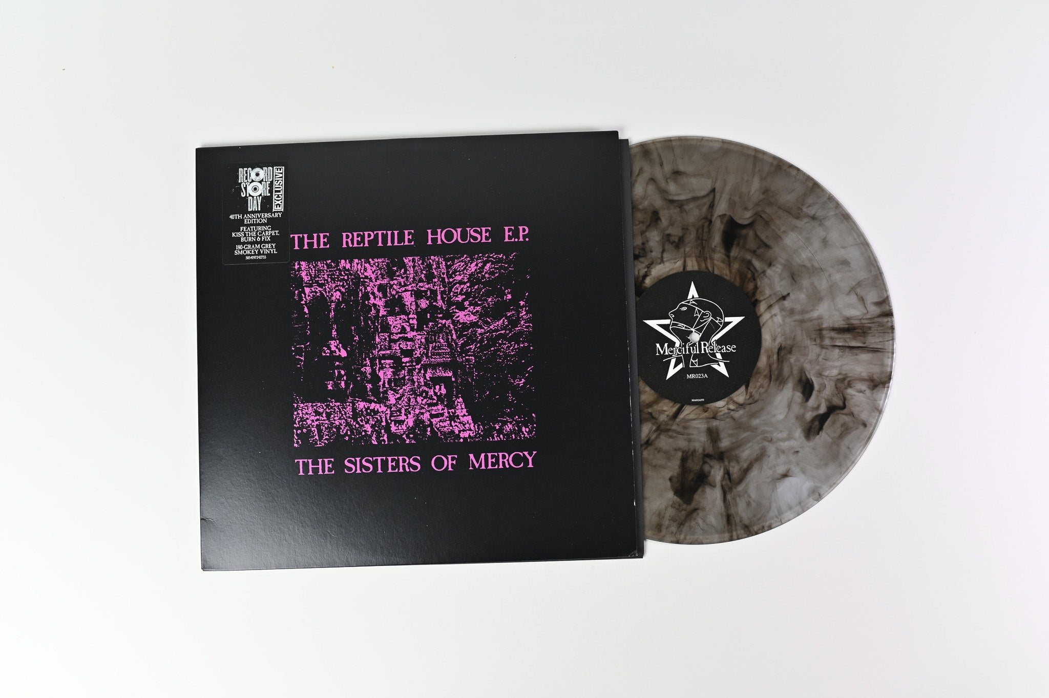 The Sisters Of Mercy - The Reptile House E.P. on Warner Grey Smokey Vinyl