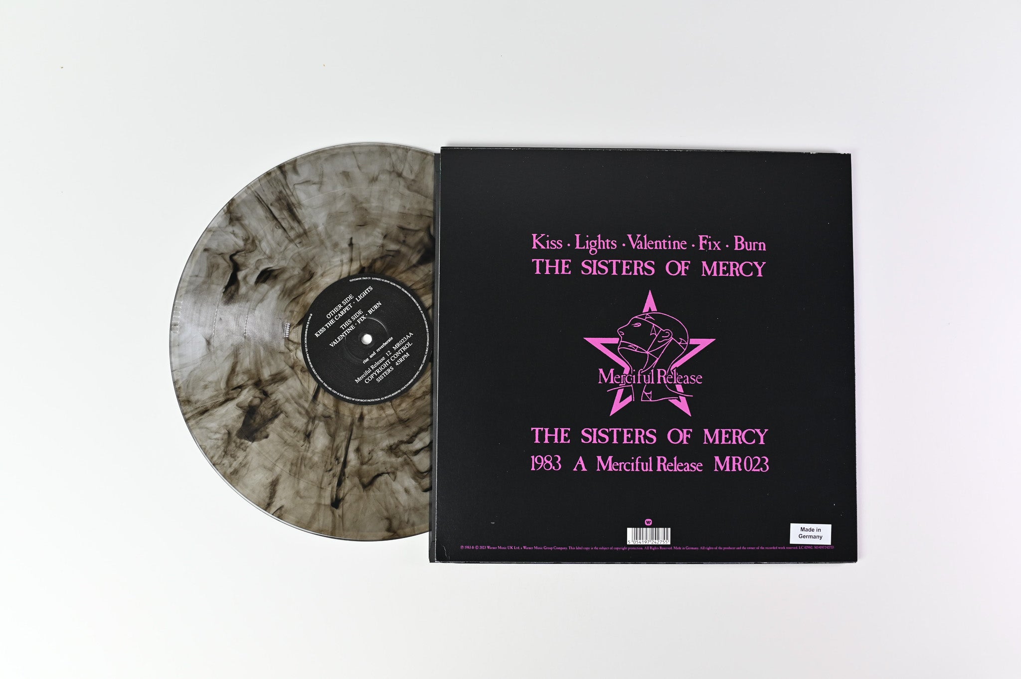 The Sisters Of Mercy - The Reptile House E.P. on Warner Grey Smokey Vinyl